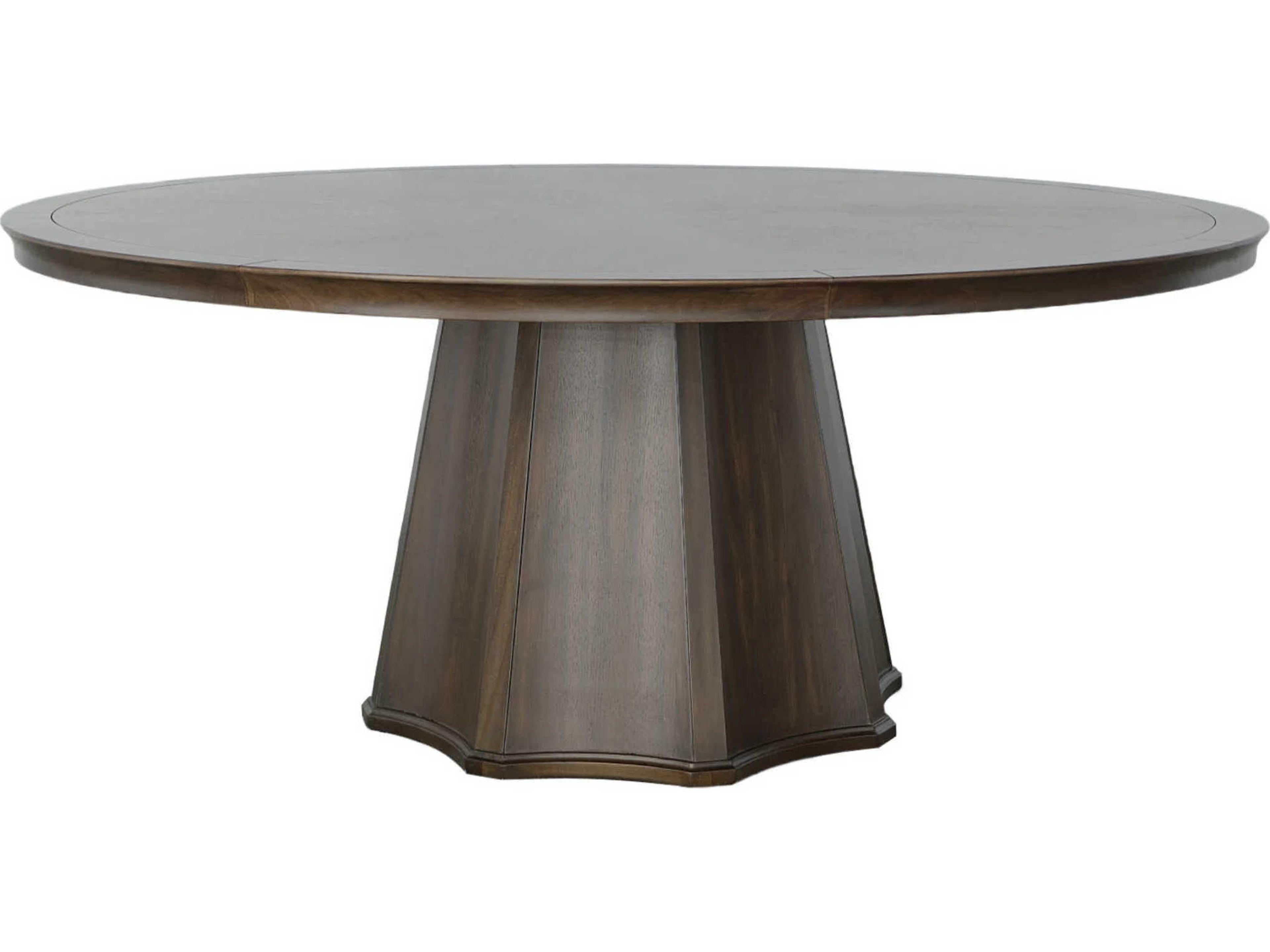 West Camden Round Wood Tahitian Pearl Dining Table