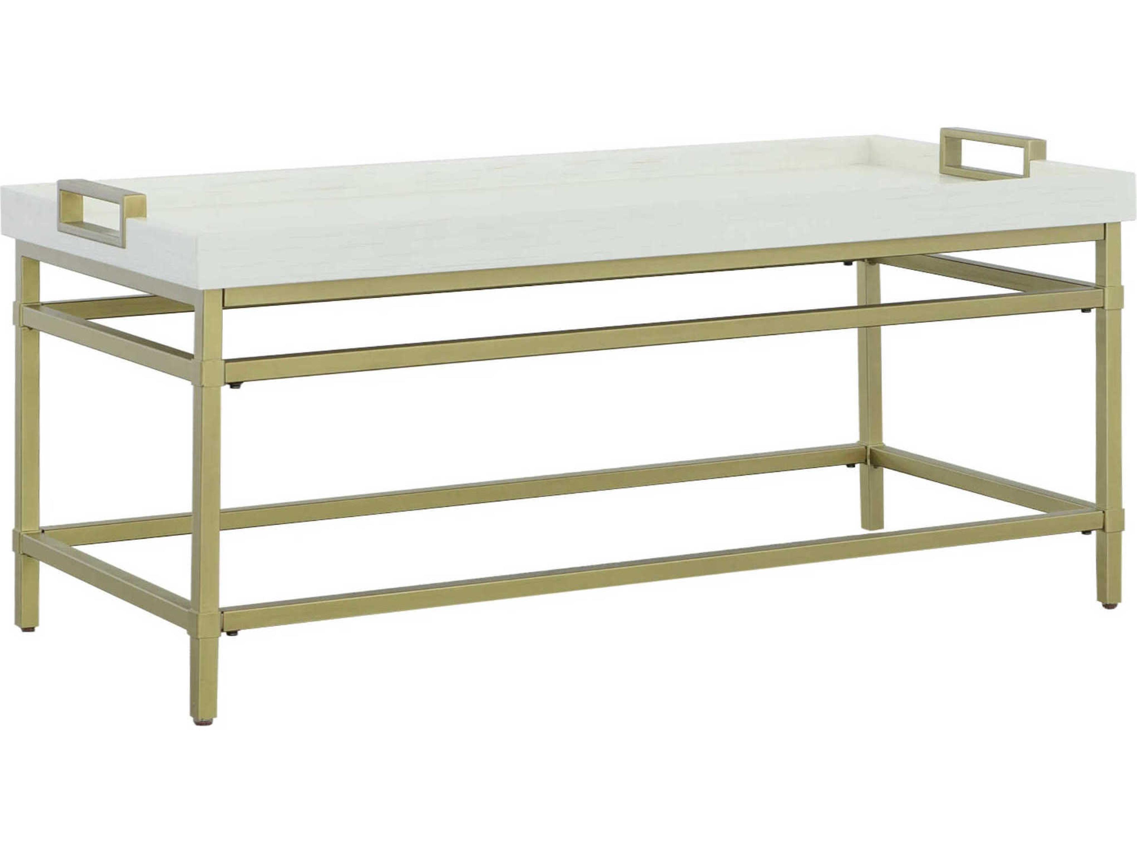 East Camden Rectangular Wood Pearl Coffee Table