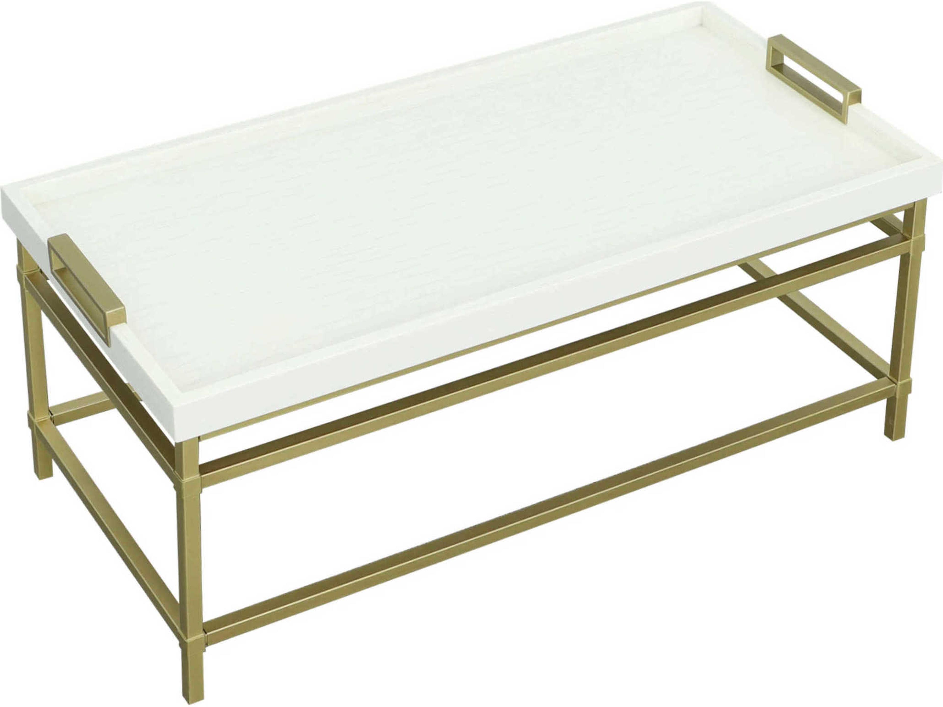 Fairfield Chair East Camden Rectangular Wood Pearl Coffee Table