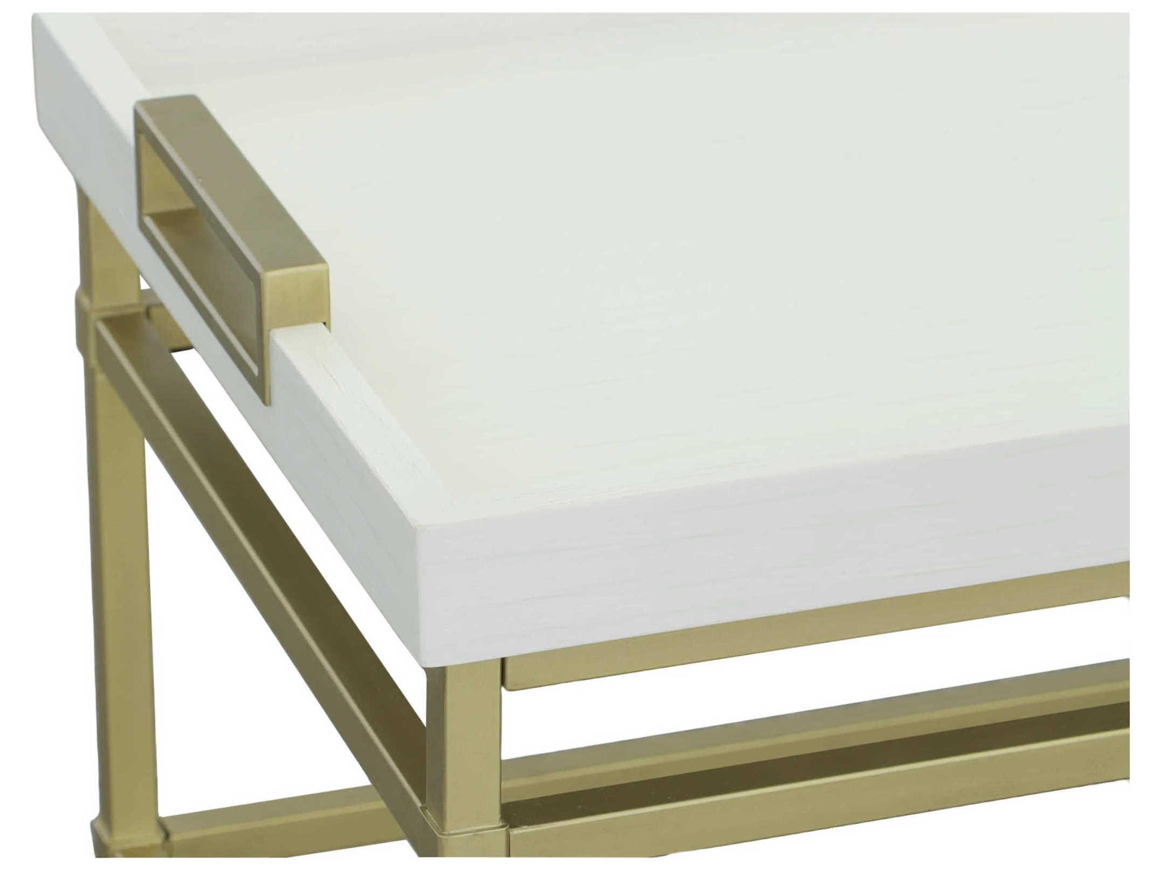 Fairfield Chair East Camden Rectangular Wood Pearl Coffee Table