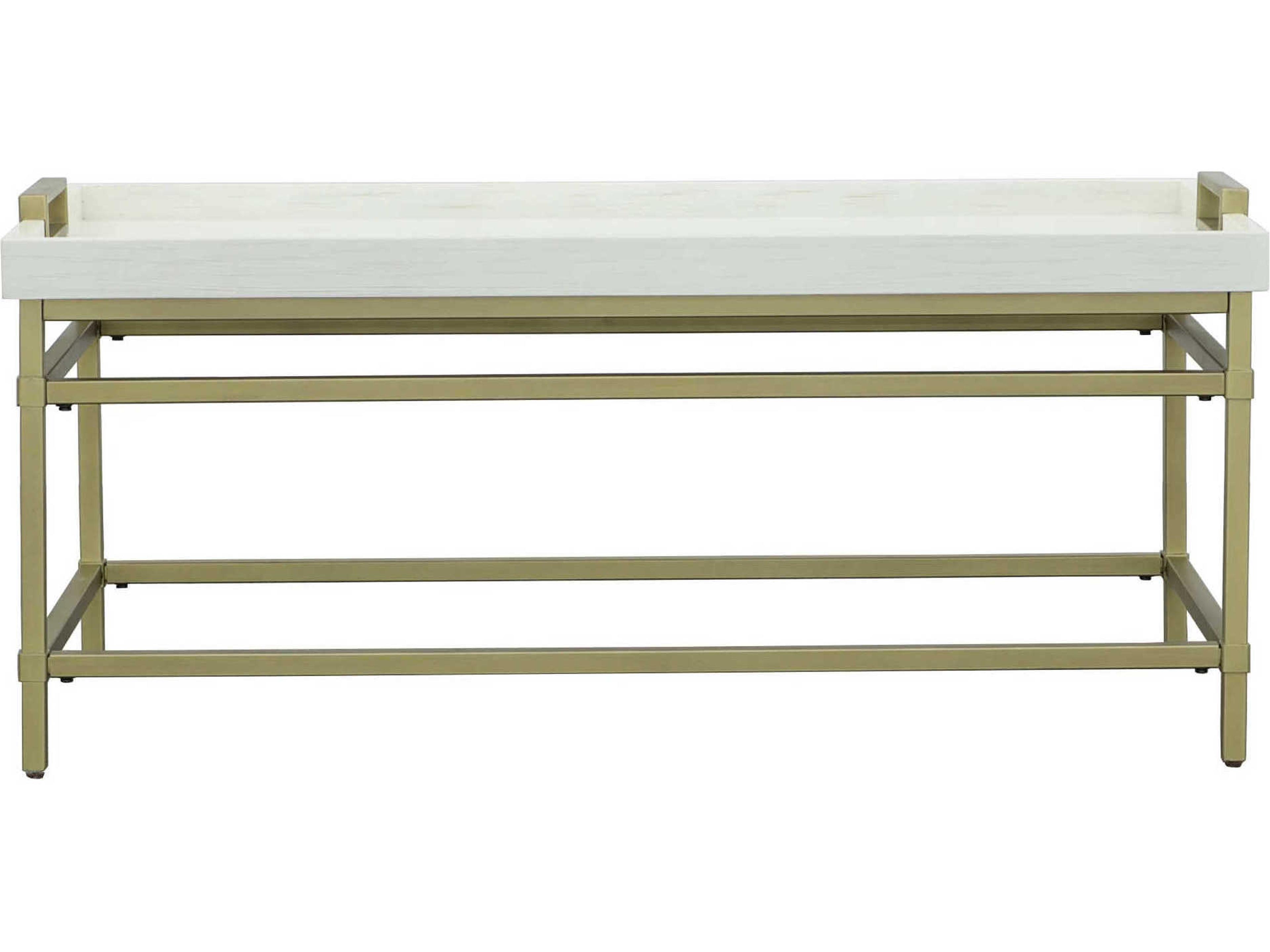 Fairfield Chair East Camden Rectangular Wood Pearl Coffee Table