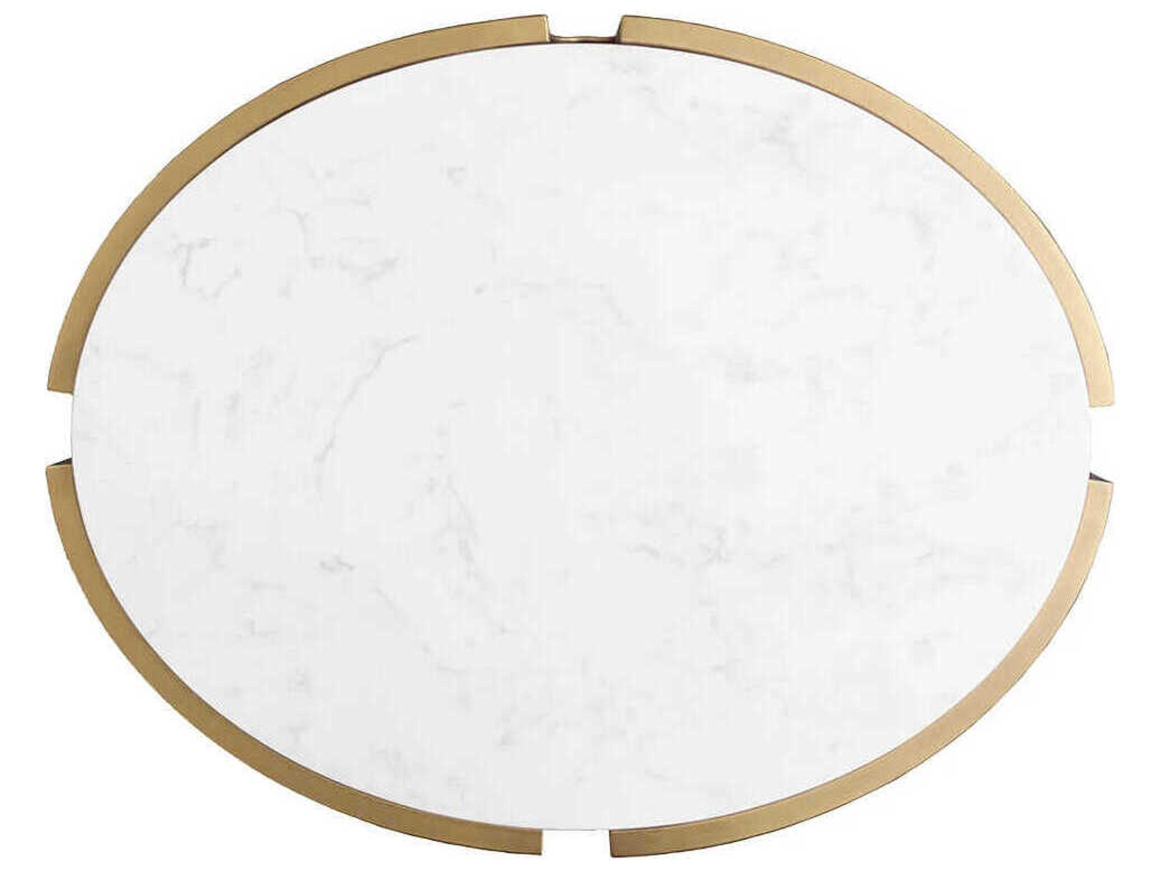 Fairfield Chair East Camden Oval Marble End Table