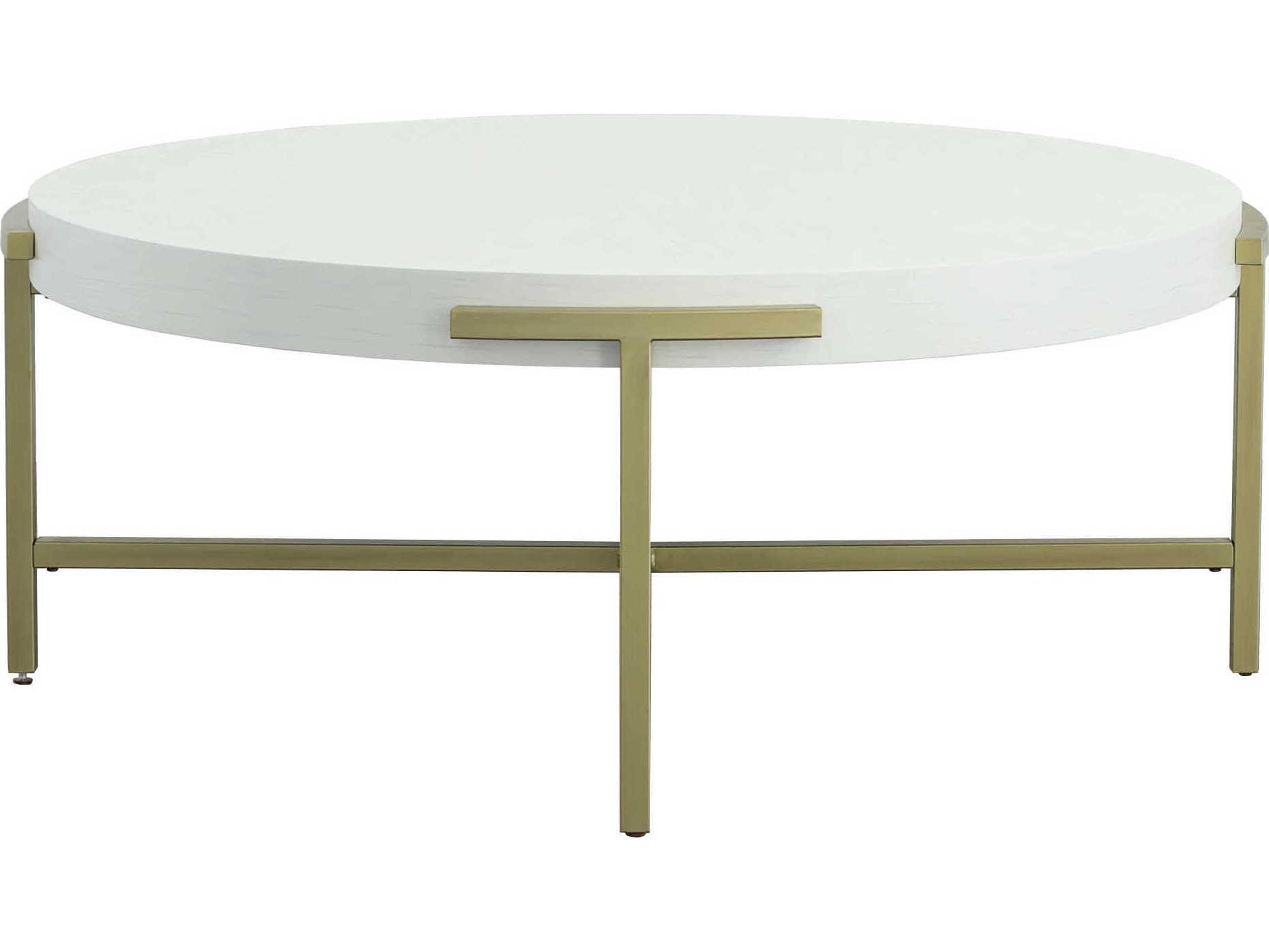 Fairfield Chair East Camden Round Marble Pearl Coffee Table