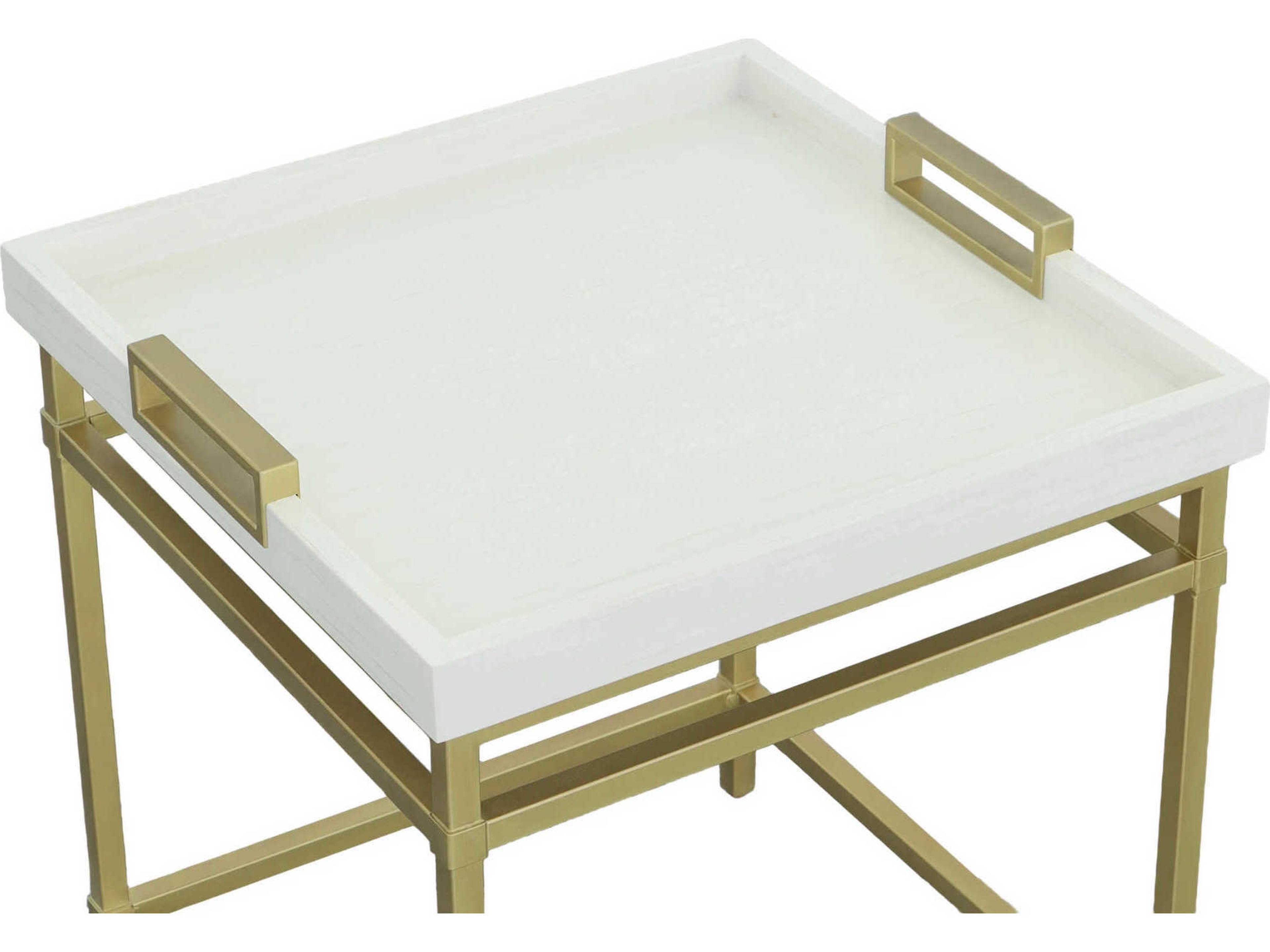 Fairfield Chair East Camden Square Wood Pearl End Table