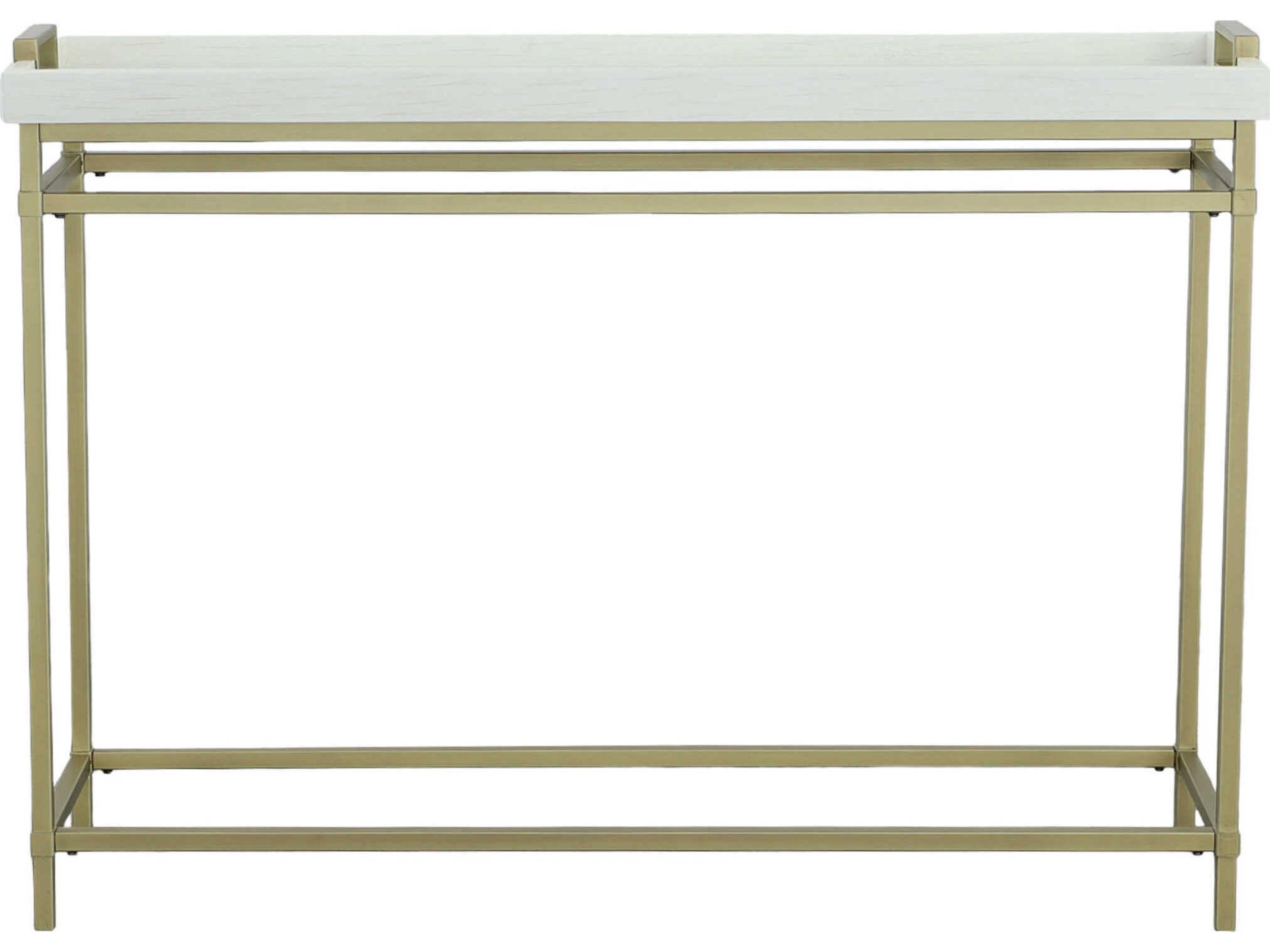 Fairfield Chair East Camden Rectangular Wood Pearl Console Table