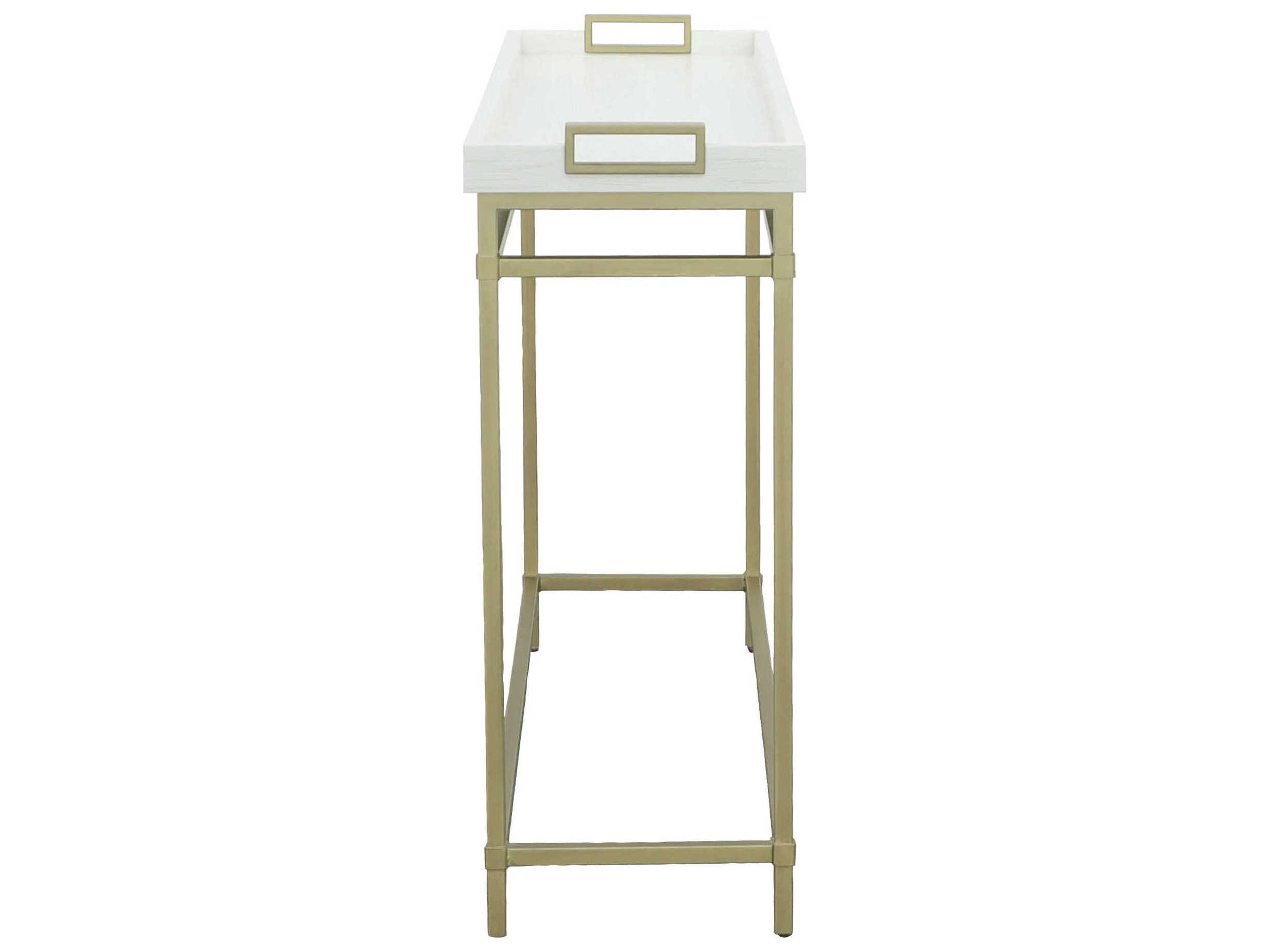 Fairfield Chair East Camden Rectangular Wood Pearl Console Table