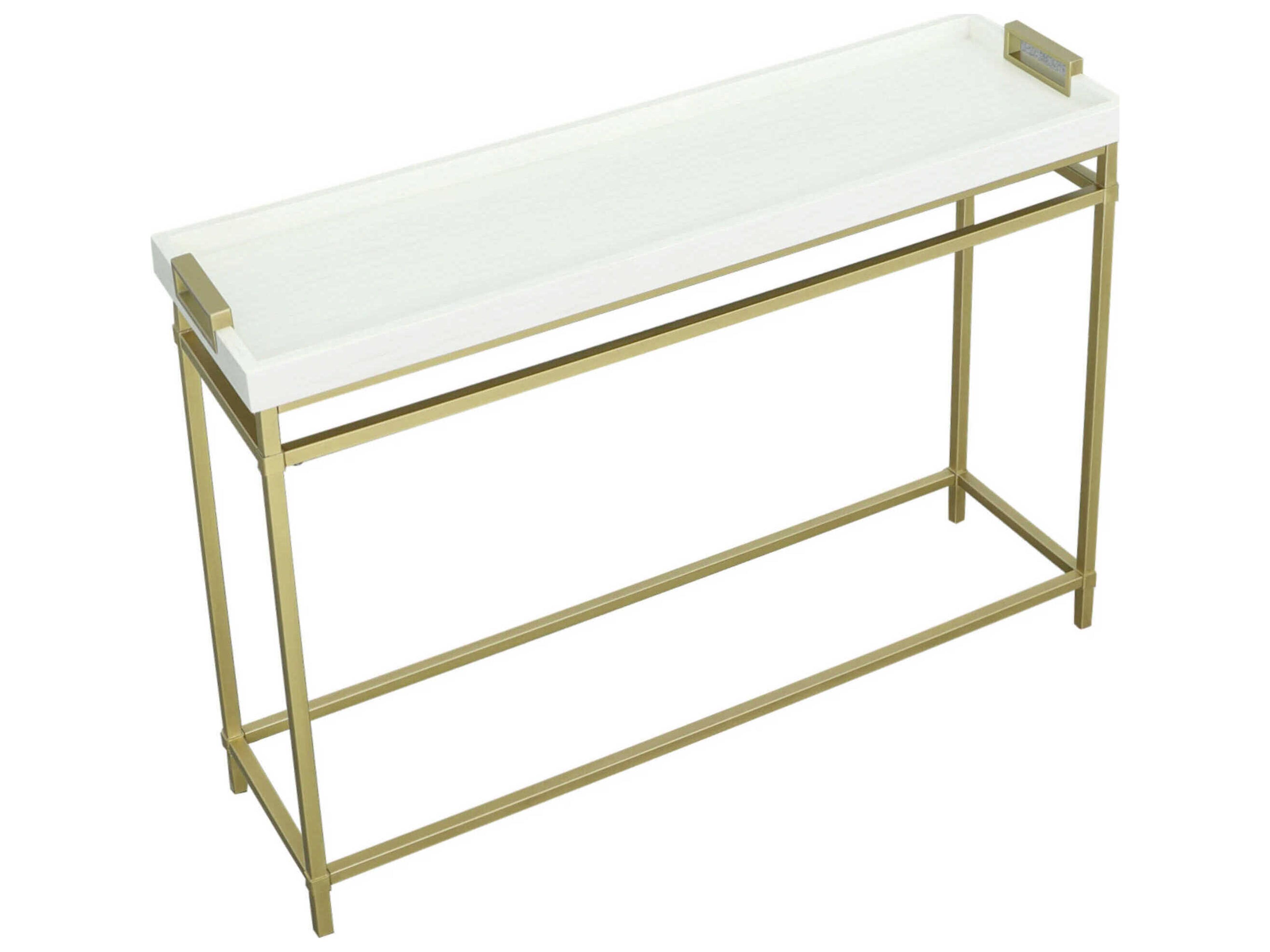 Fairfield Chair East Camden Rectangular Wood Pearl Console Table