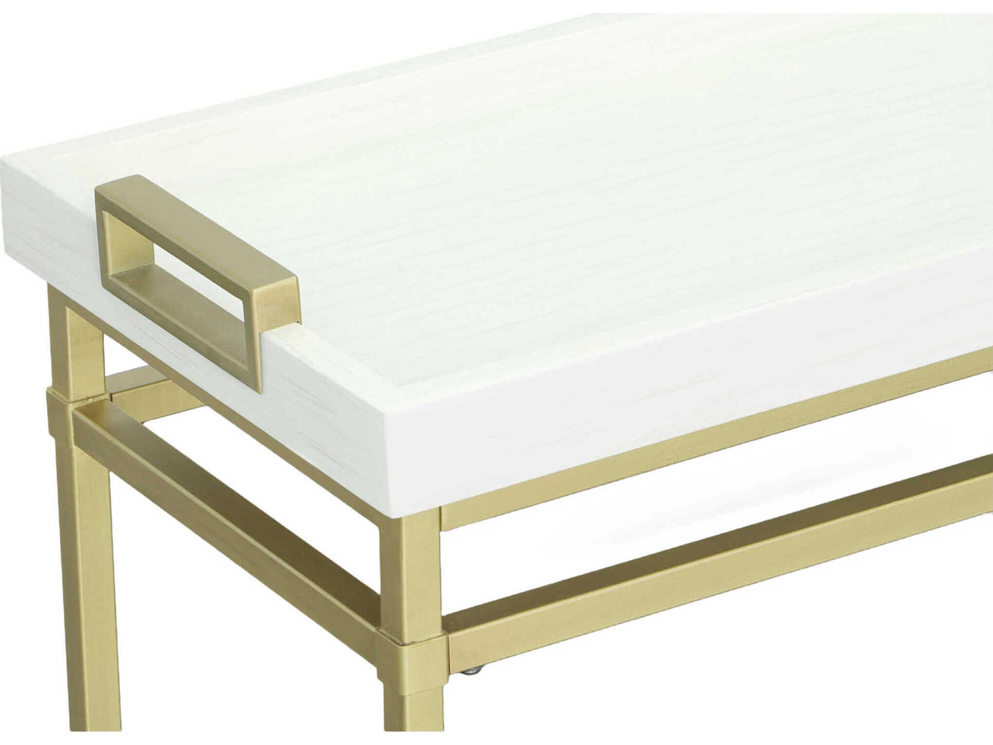 Fairfield Chair East Camden Rectangular Wood Pearl Console Table