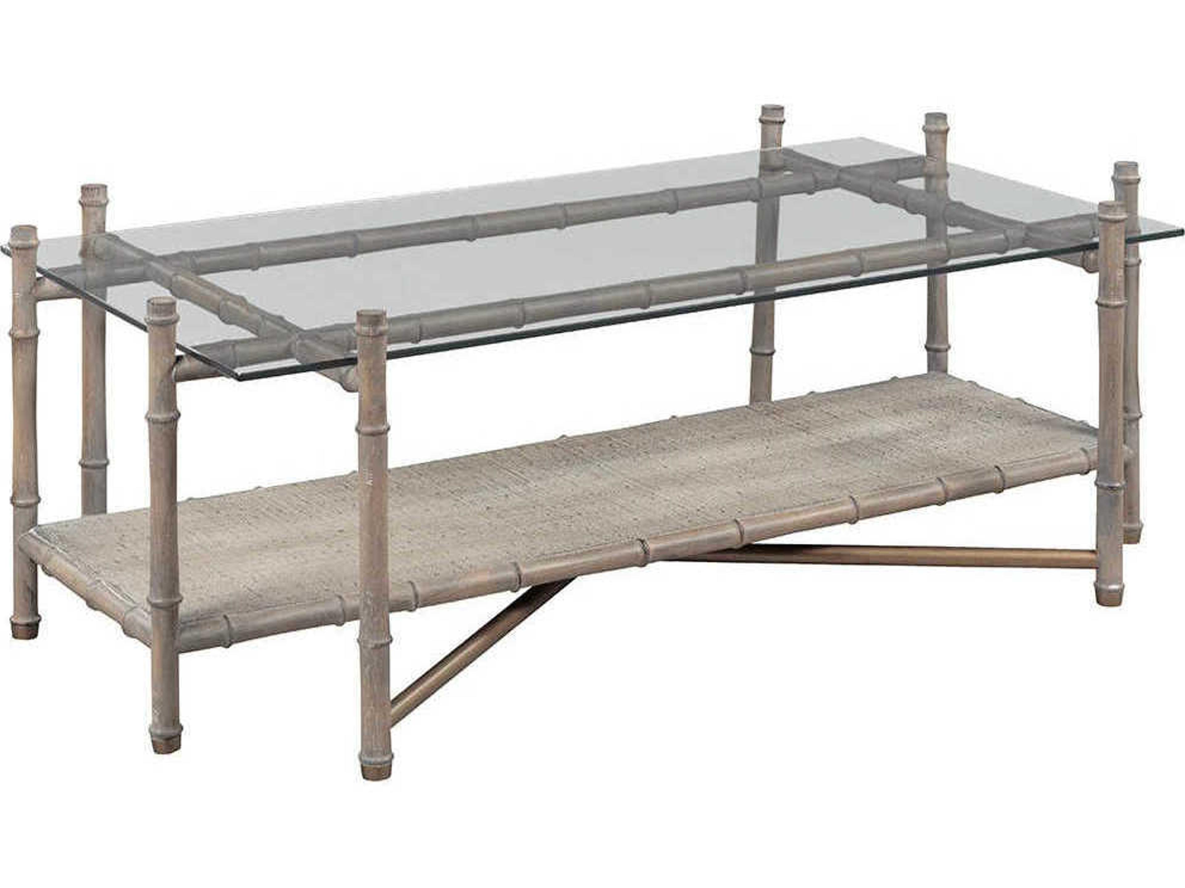 Temperate Grove Rectangular Glass Sanibel Coffee Table