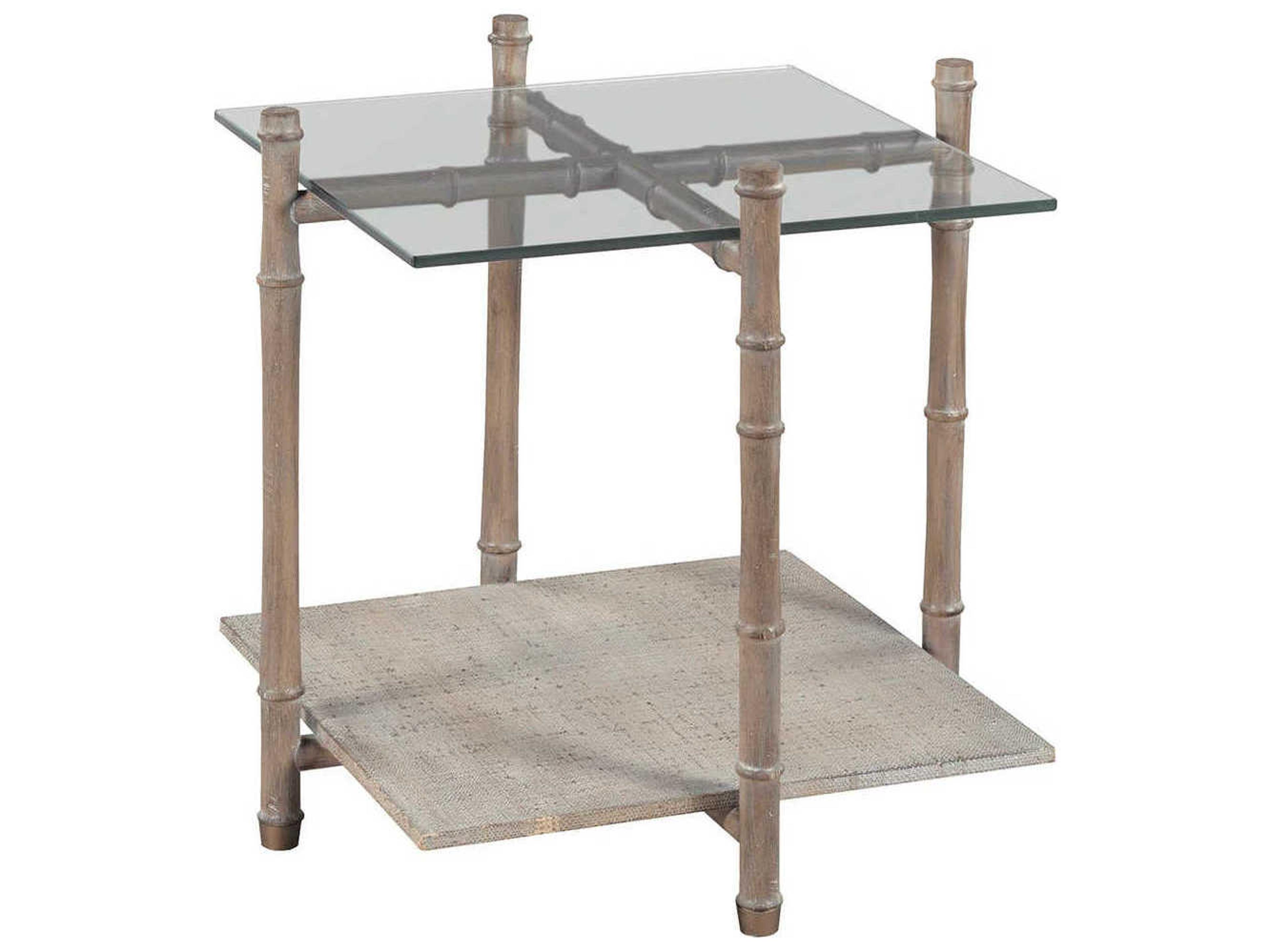 Temperate Grove Square Glass Sanibel End Table