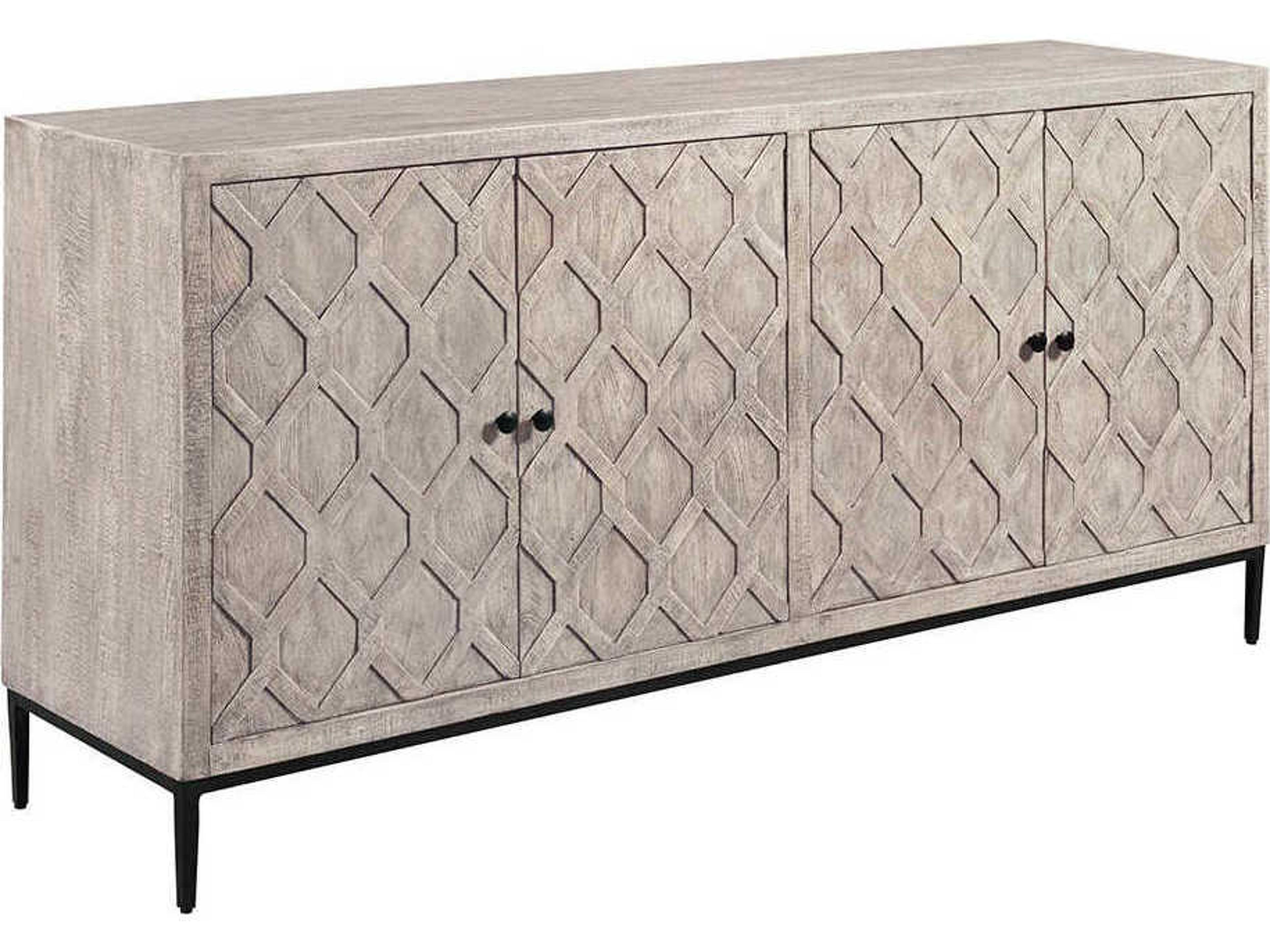 Aspect 72" Mango Wood Dune Credenza Sideboard