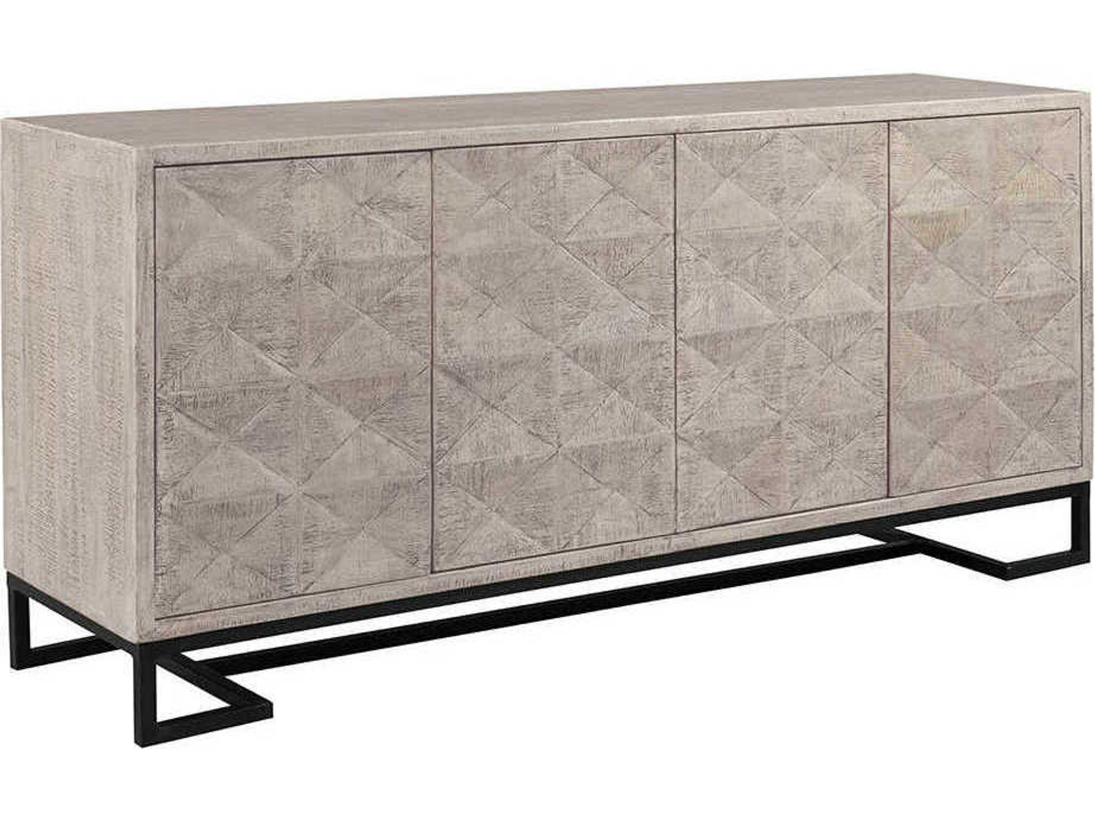 Aspect 72" Mango Wood Dune Credenza Sideboard