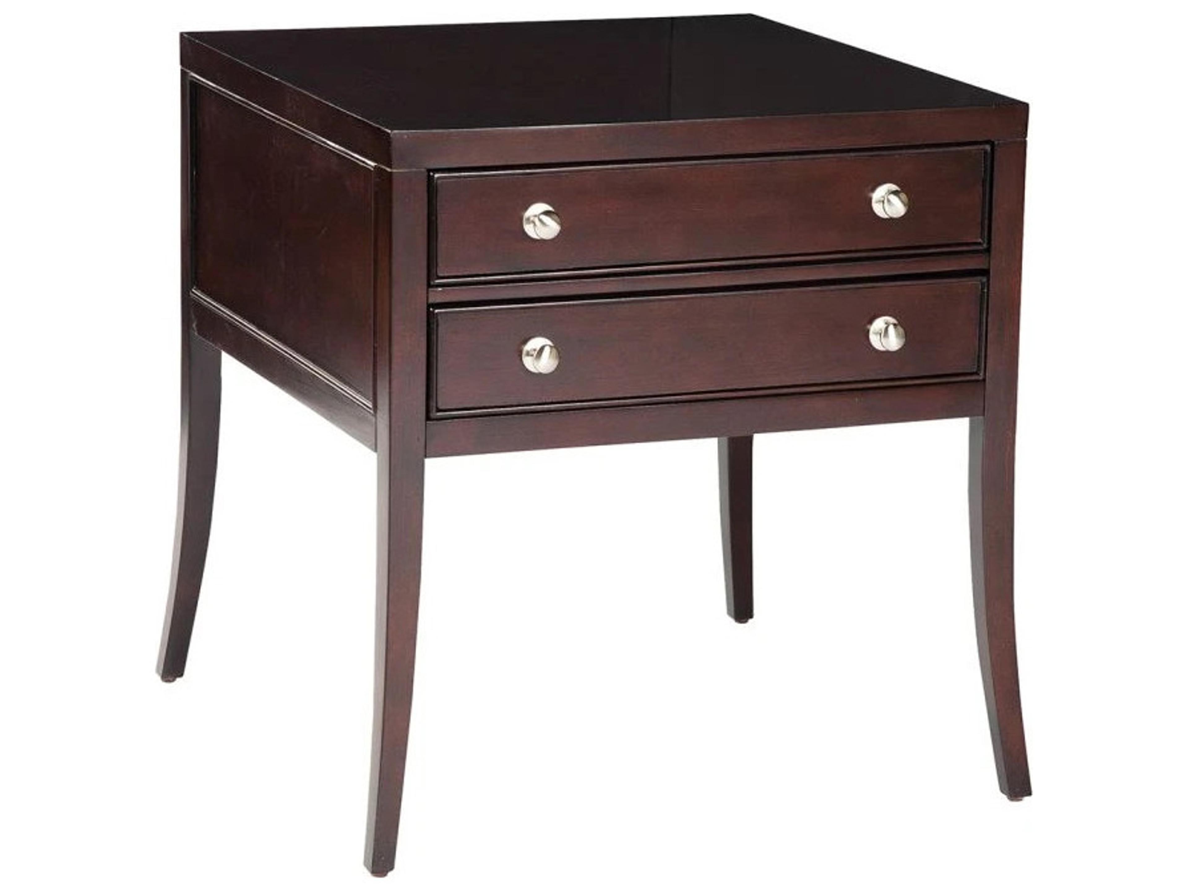 Manhattan Square Wood End Table