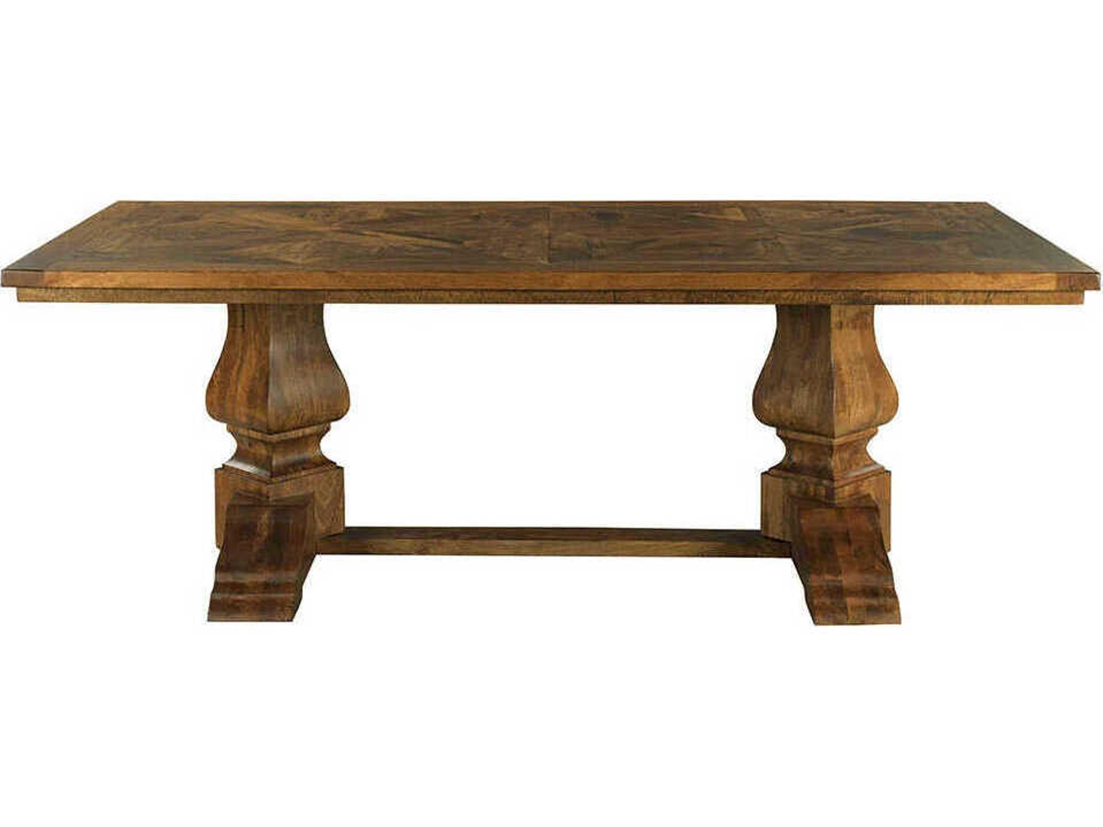 Fairfield Chair St Florian Rectangular Wood Charred Ecru Dining Table