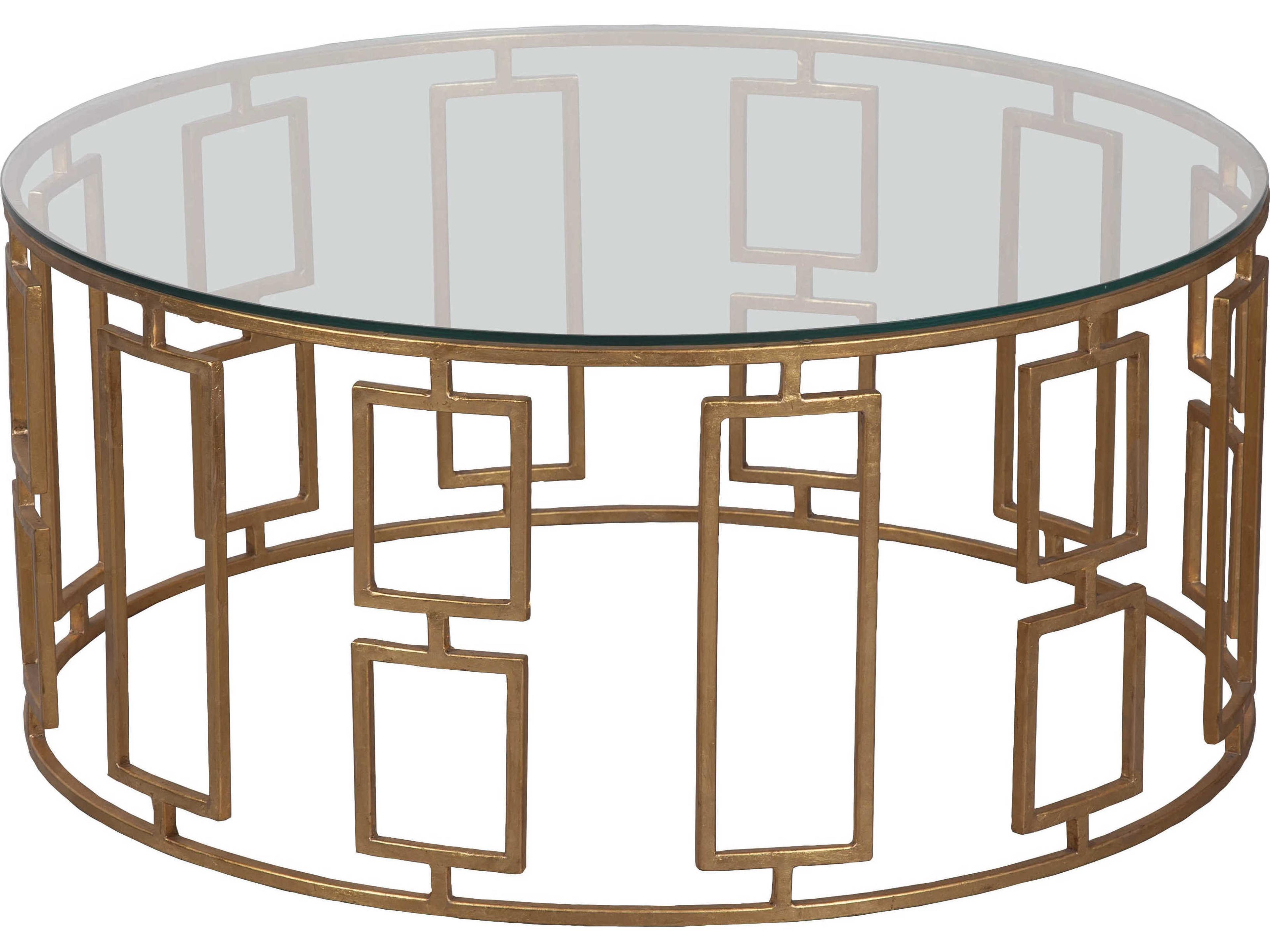 La Bella Round Glass Coffee Table