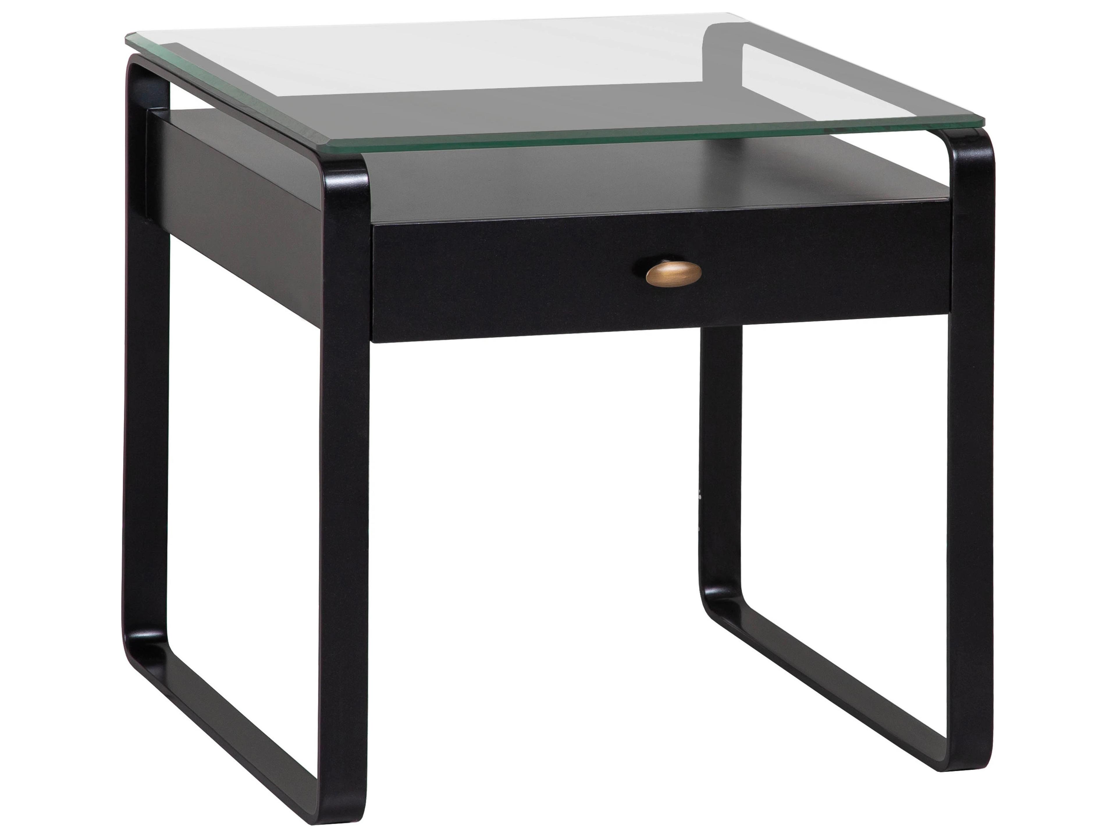 Beatbox Square Glass End Table