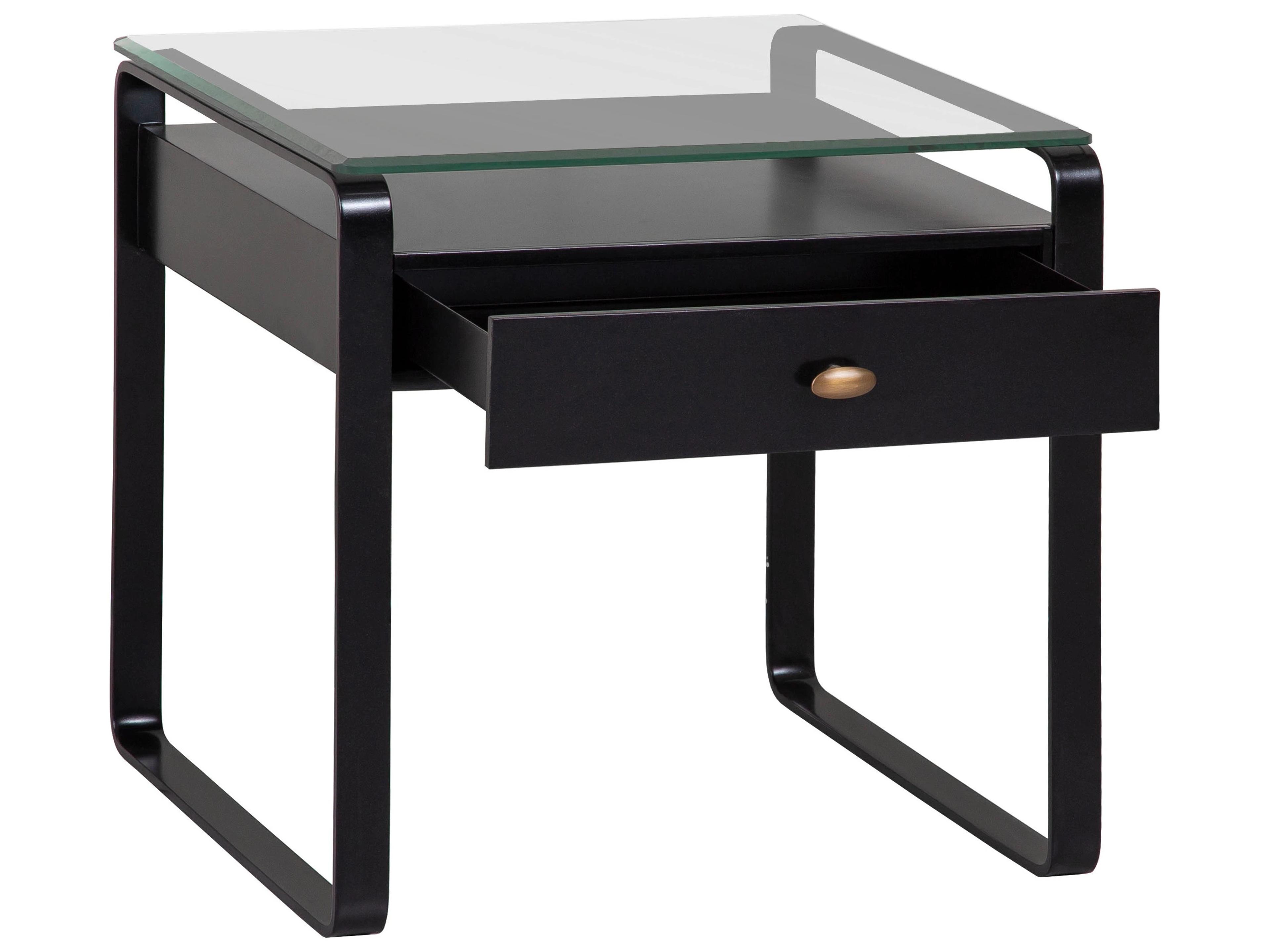 Fairfield Chair Beatbox Square Glass End Table