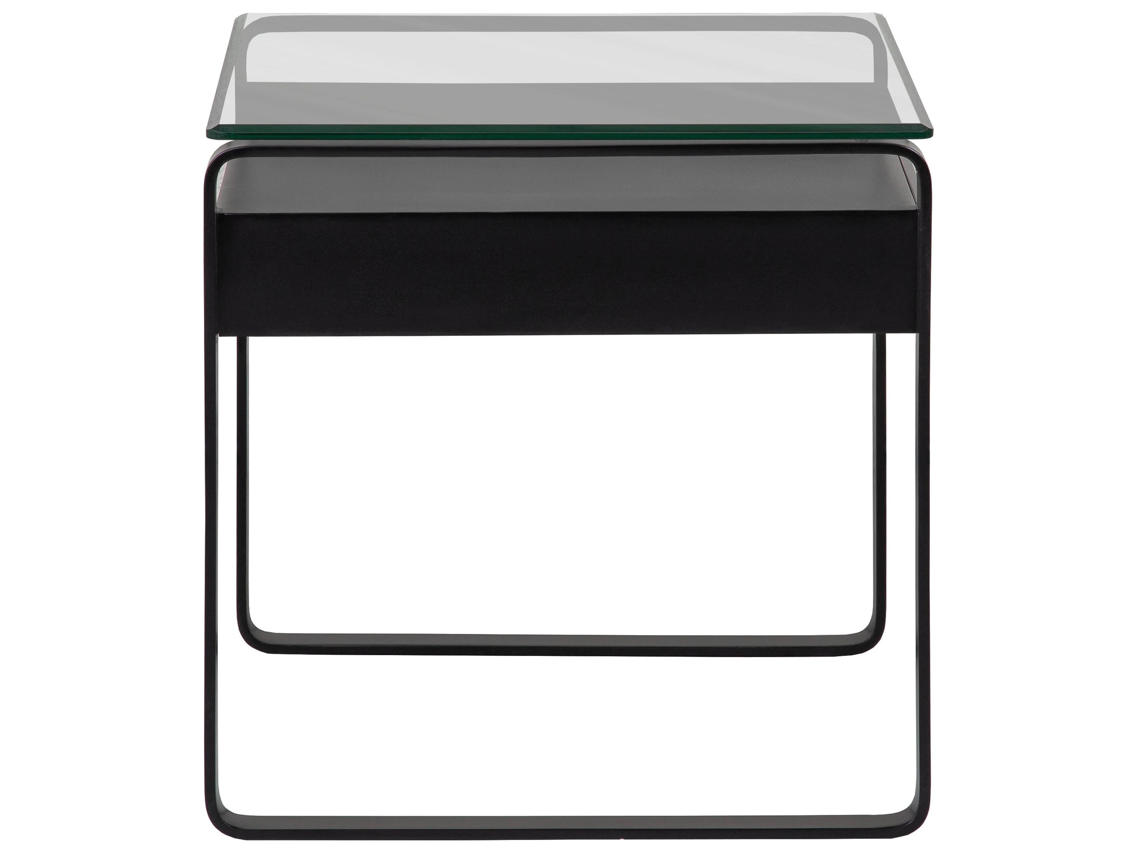 Fairfield Chair Beatbox Square Glass End Table
