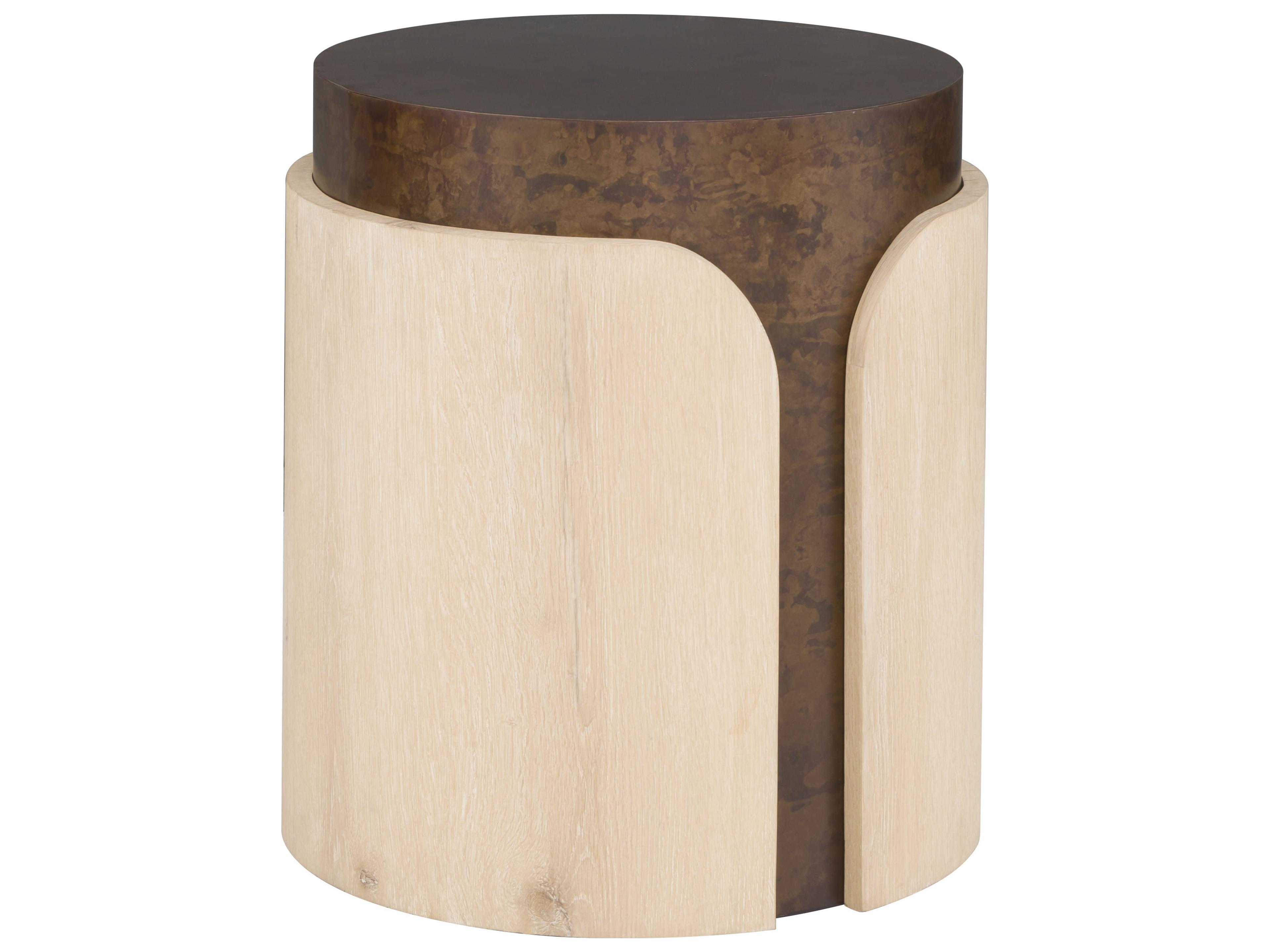 Wyatt Round Metal End Table