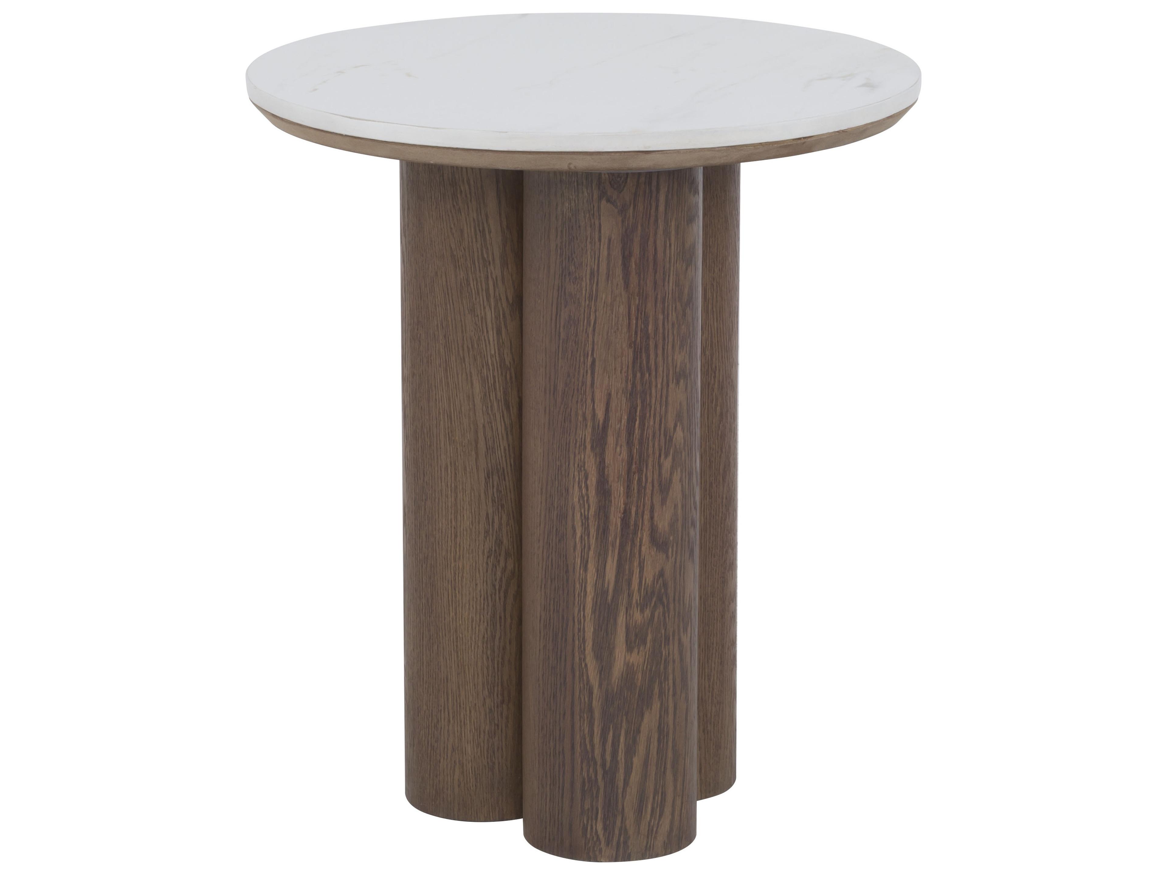 Parker Round Stone End Table