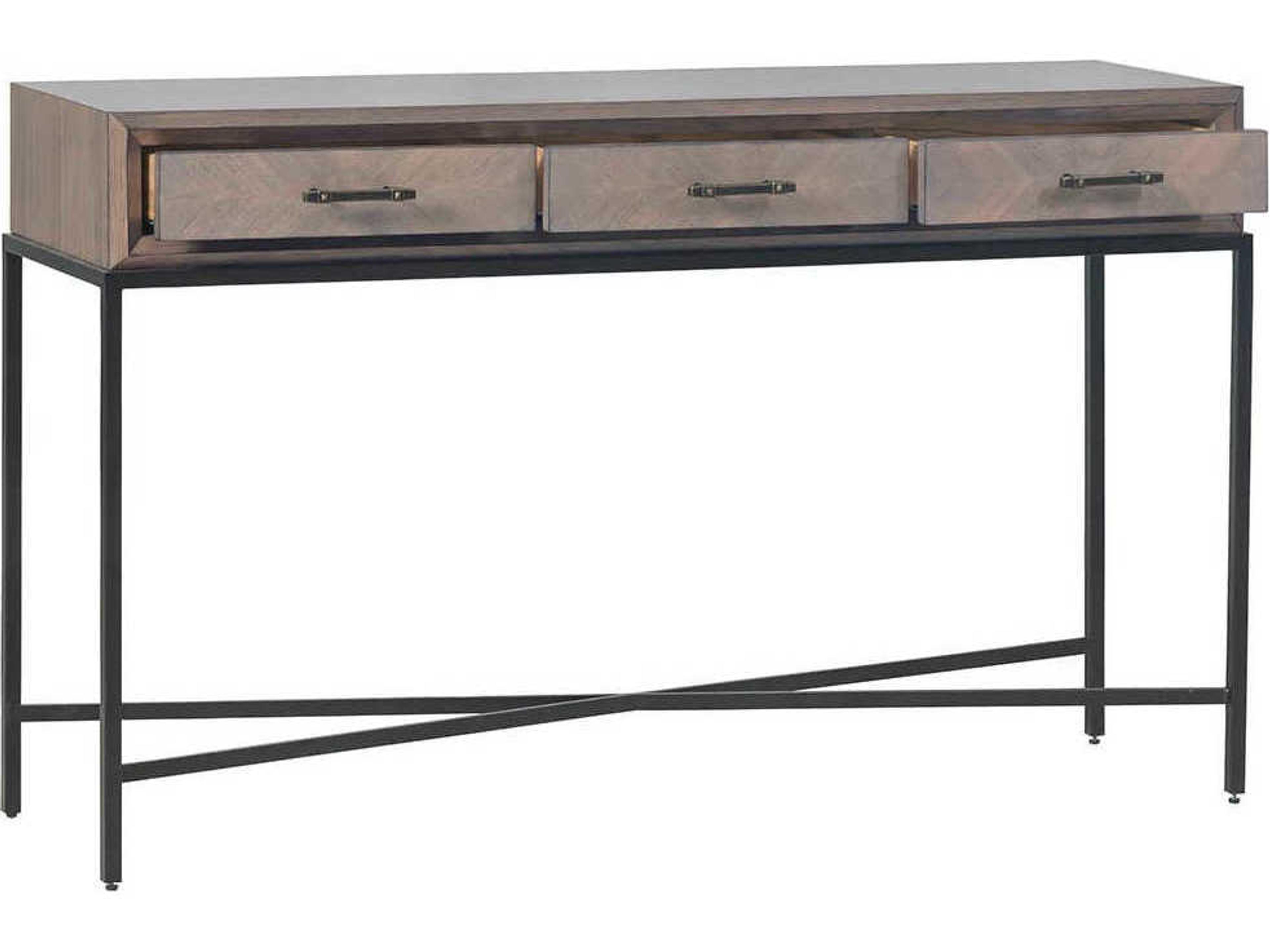 Fairfield Chair Expedition Rectangular Wood Grecian Clay Console Table