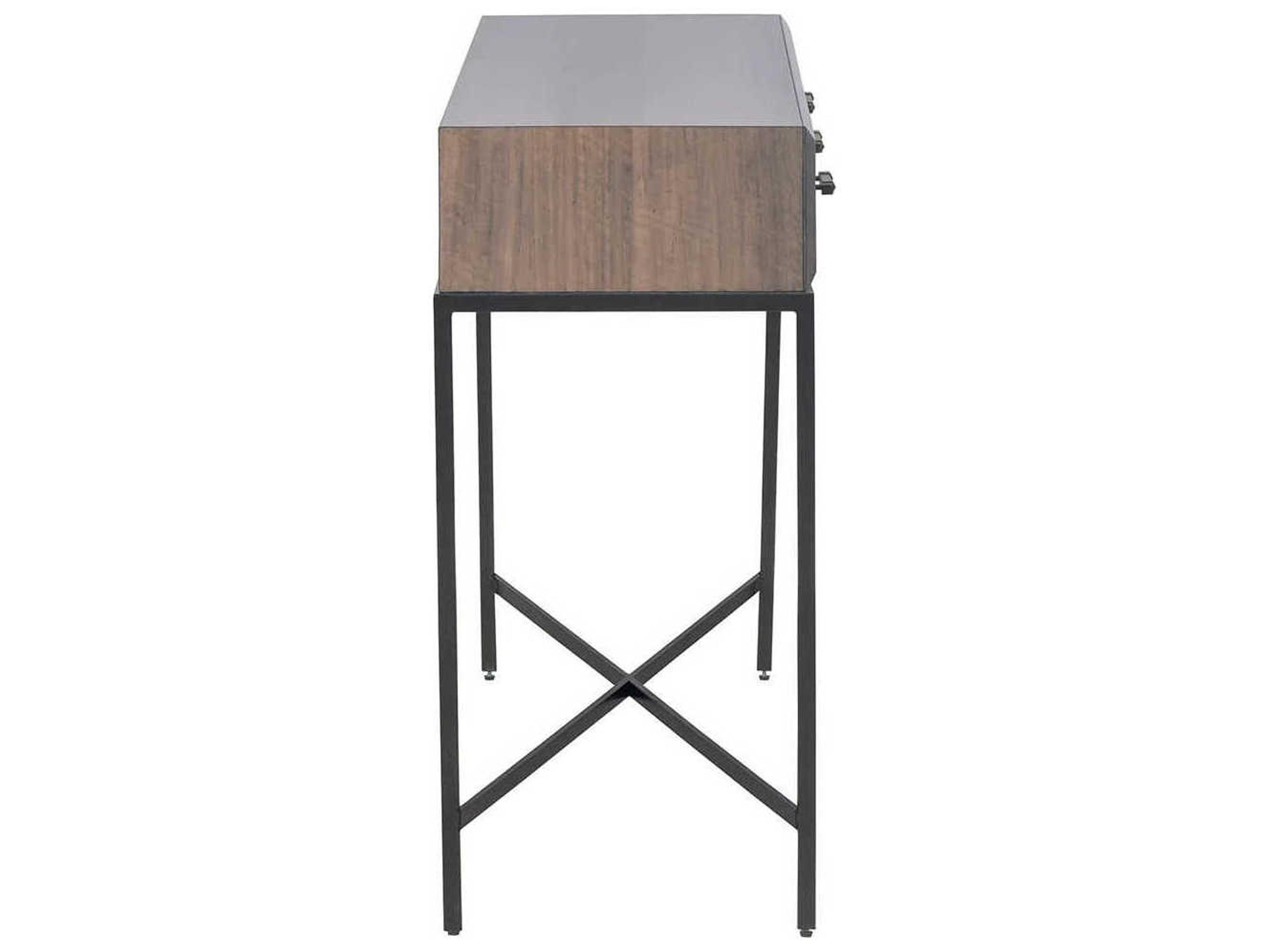 Fairfield Chair Expedition Rectangular Wood Grecian Clay Console Table