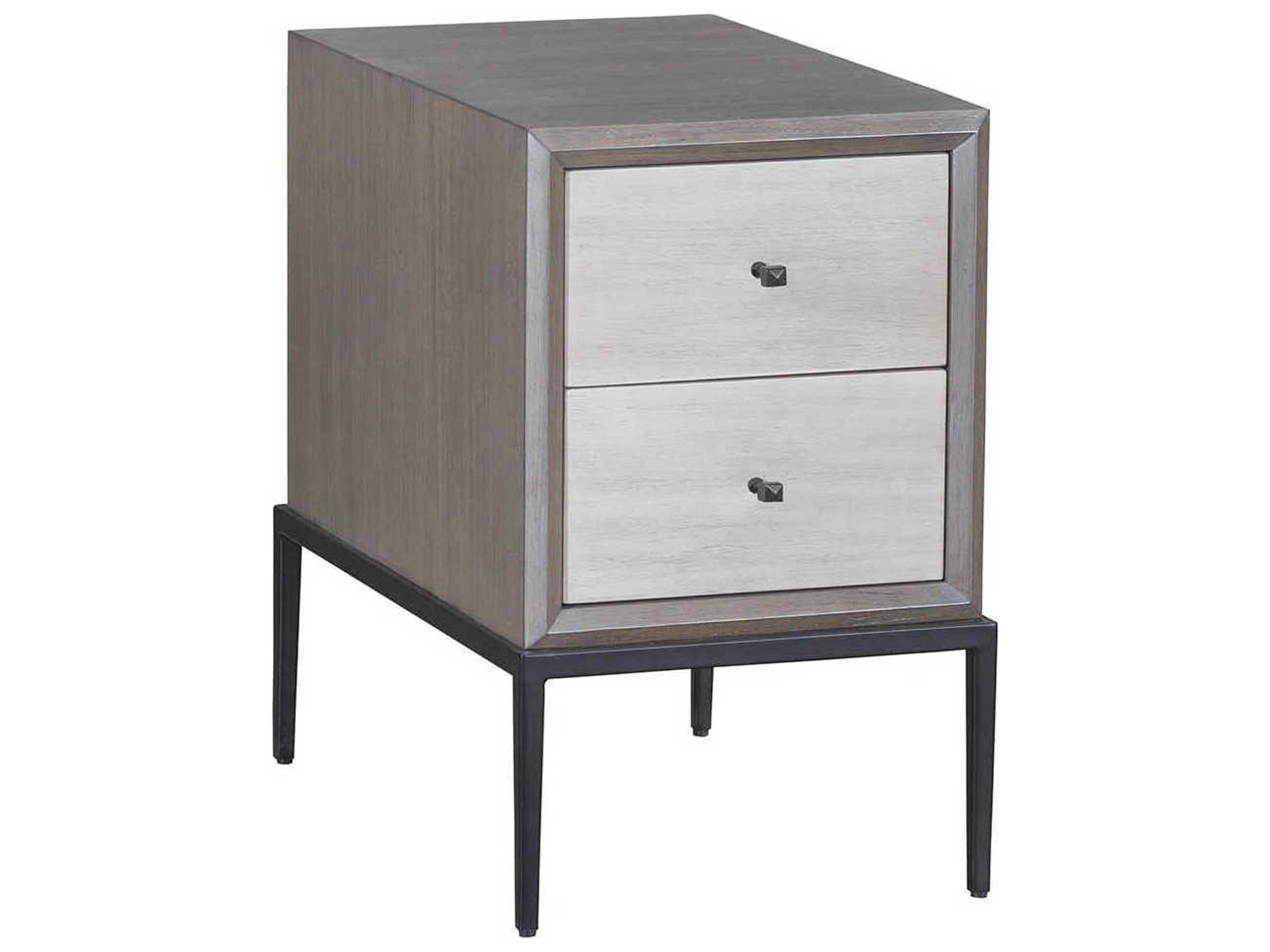 Expedition Rectangular Wood Grecian Clay End Table