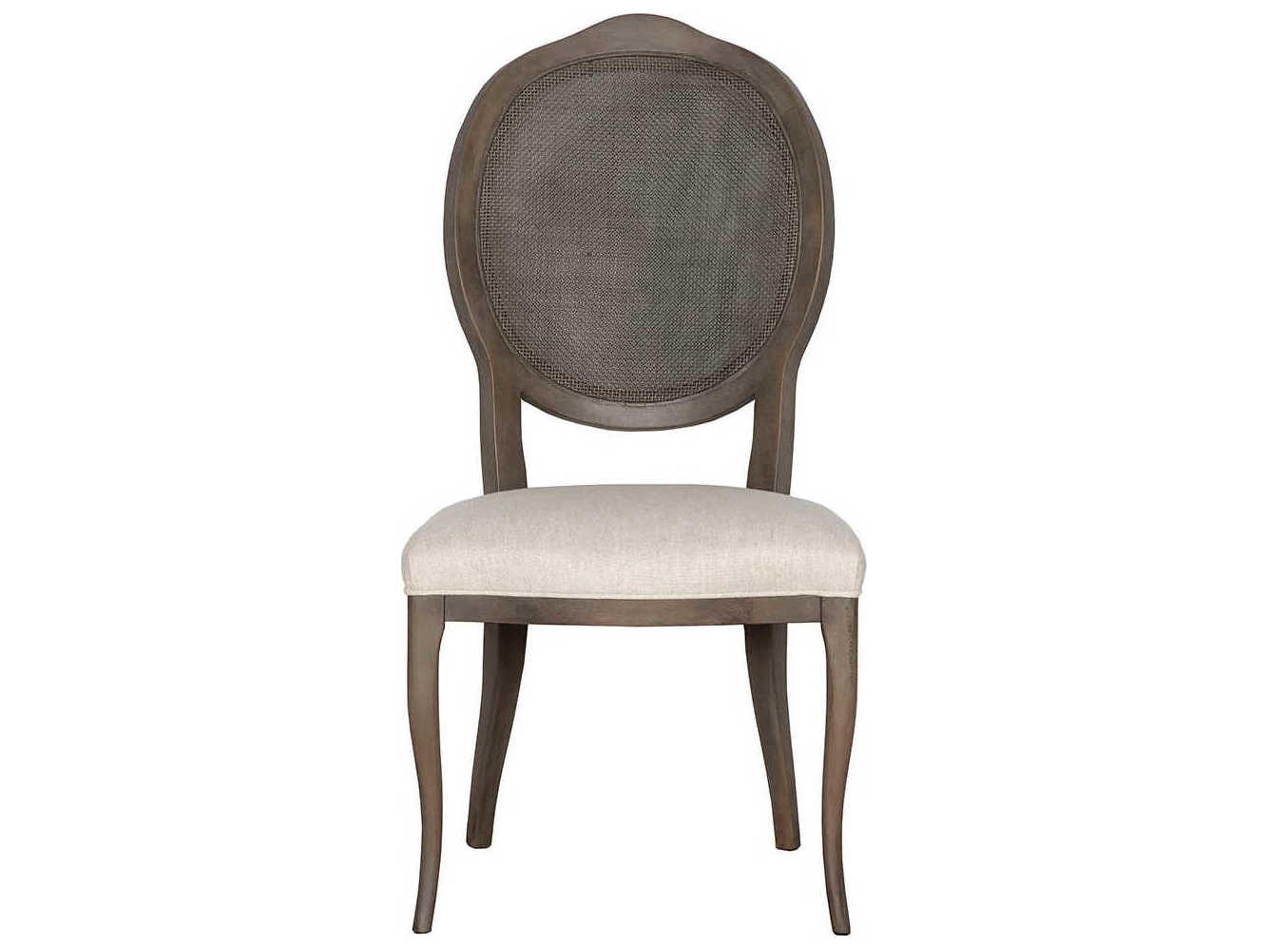 Fairfield Chair Beech Wood Brown Upholstered Side Dining Chair