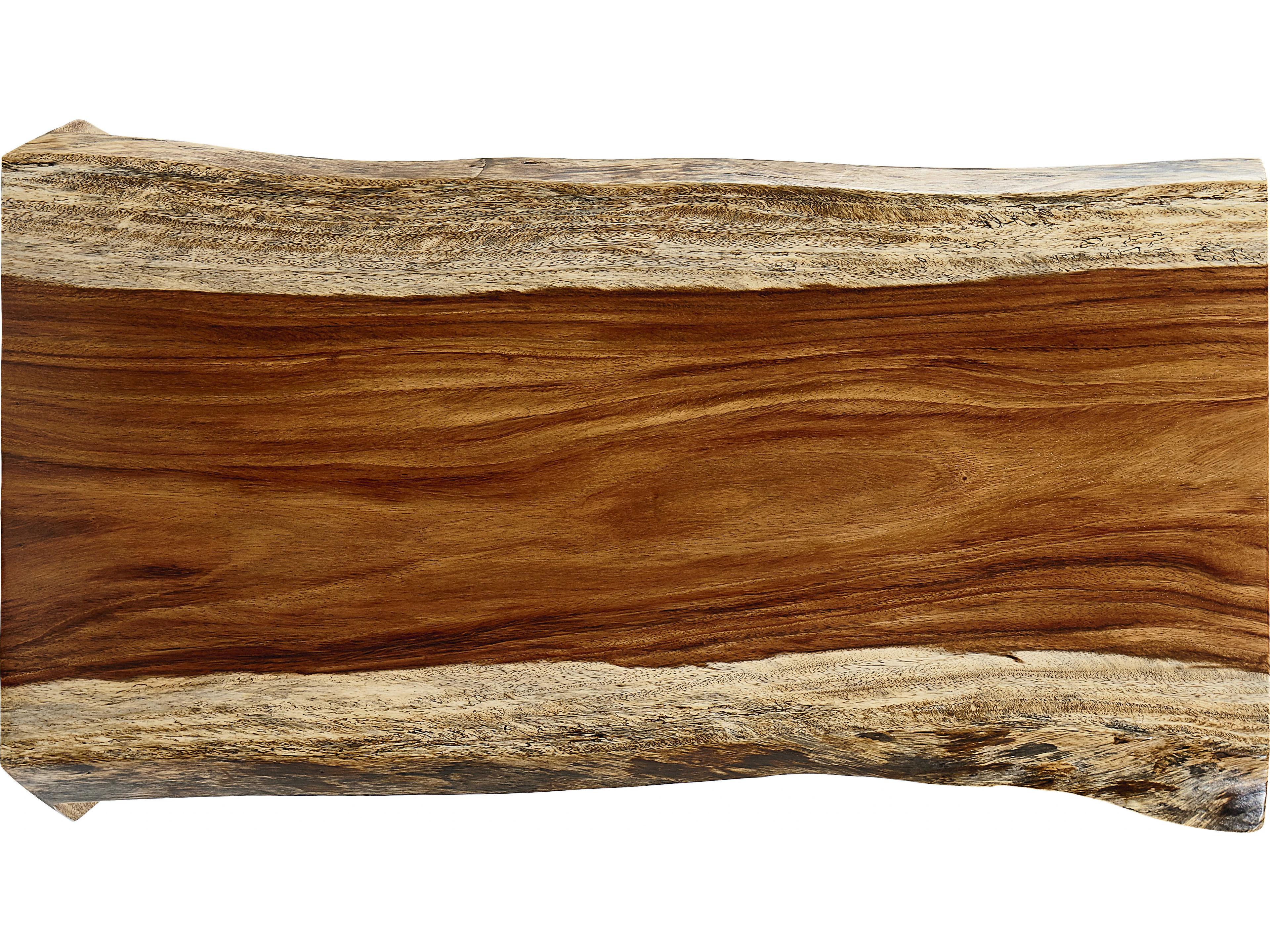 Fairfield Chair Live Edge Natural Clear Computer Desk