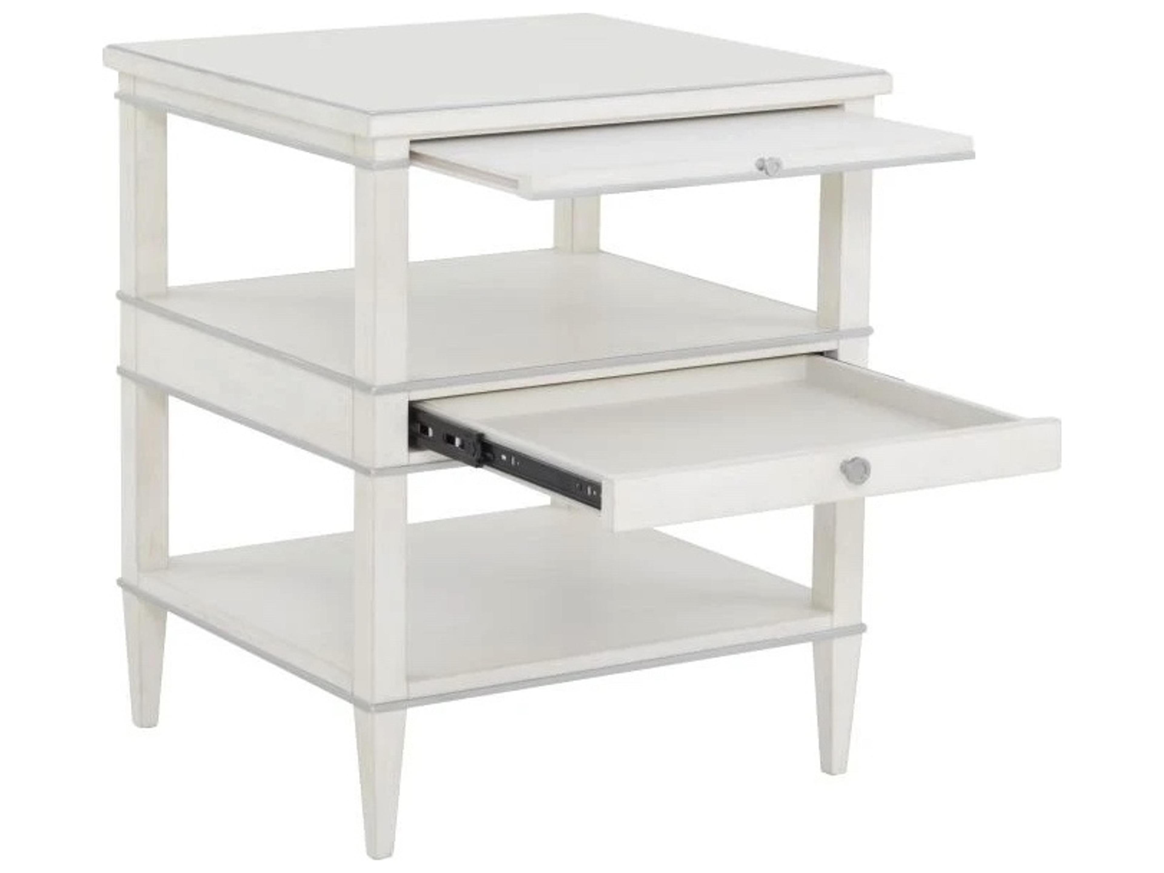 Fairfield Chair Monogram Rectangular Wood End Table