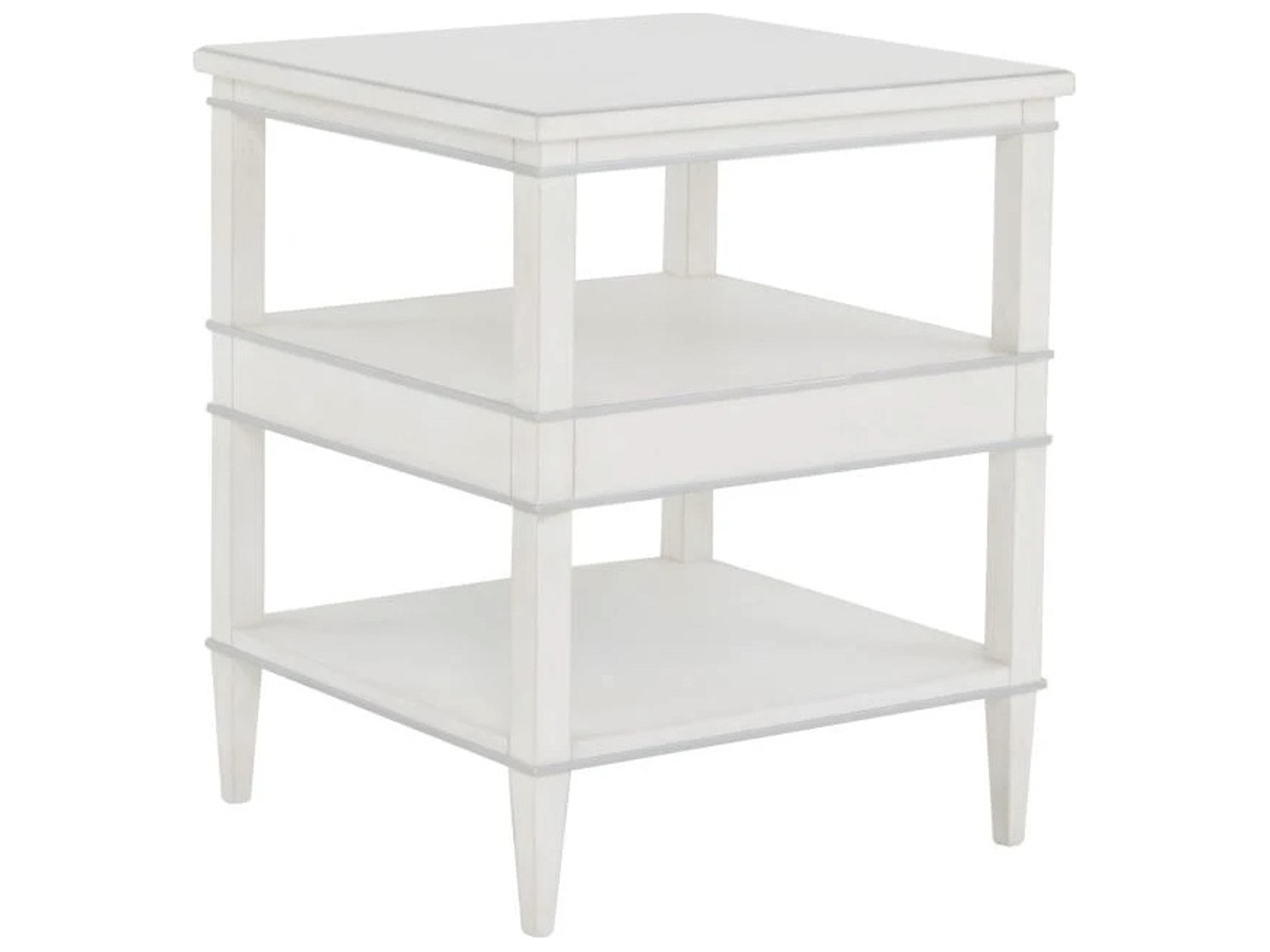 Fairfield Chair Monogram Rectangular Wood End Table