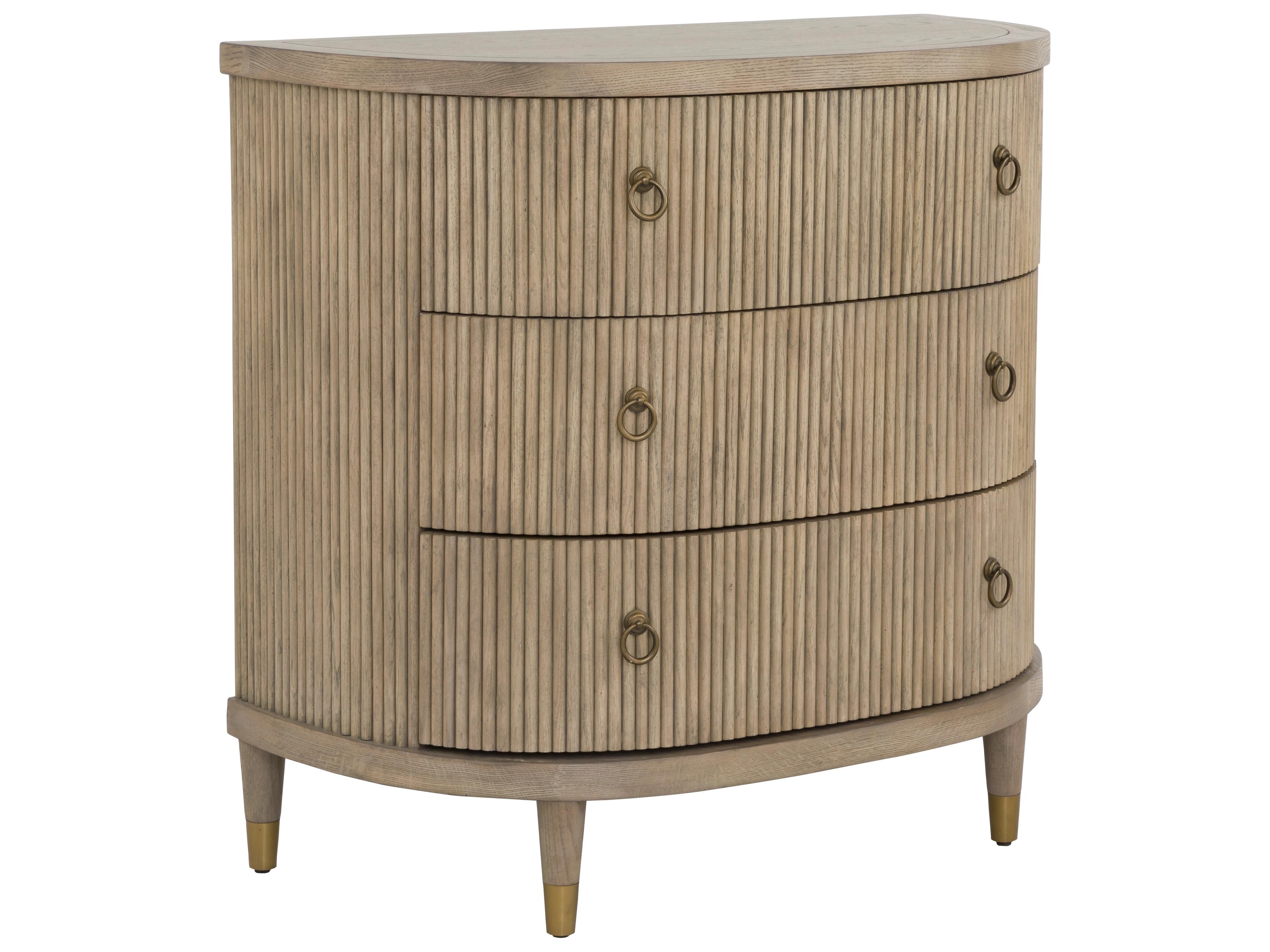 Everettmonogram 3-Drawers Natural Dresser