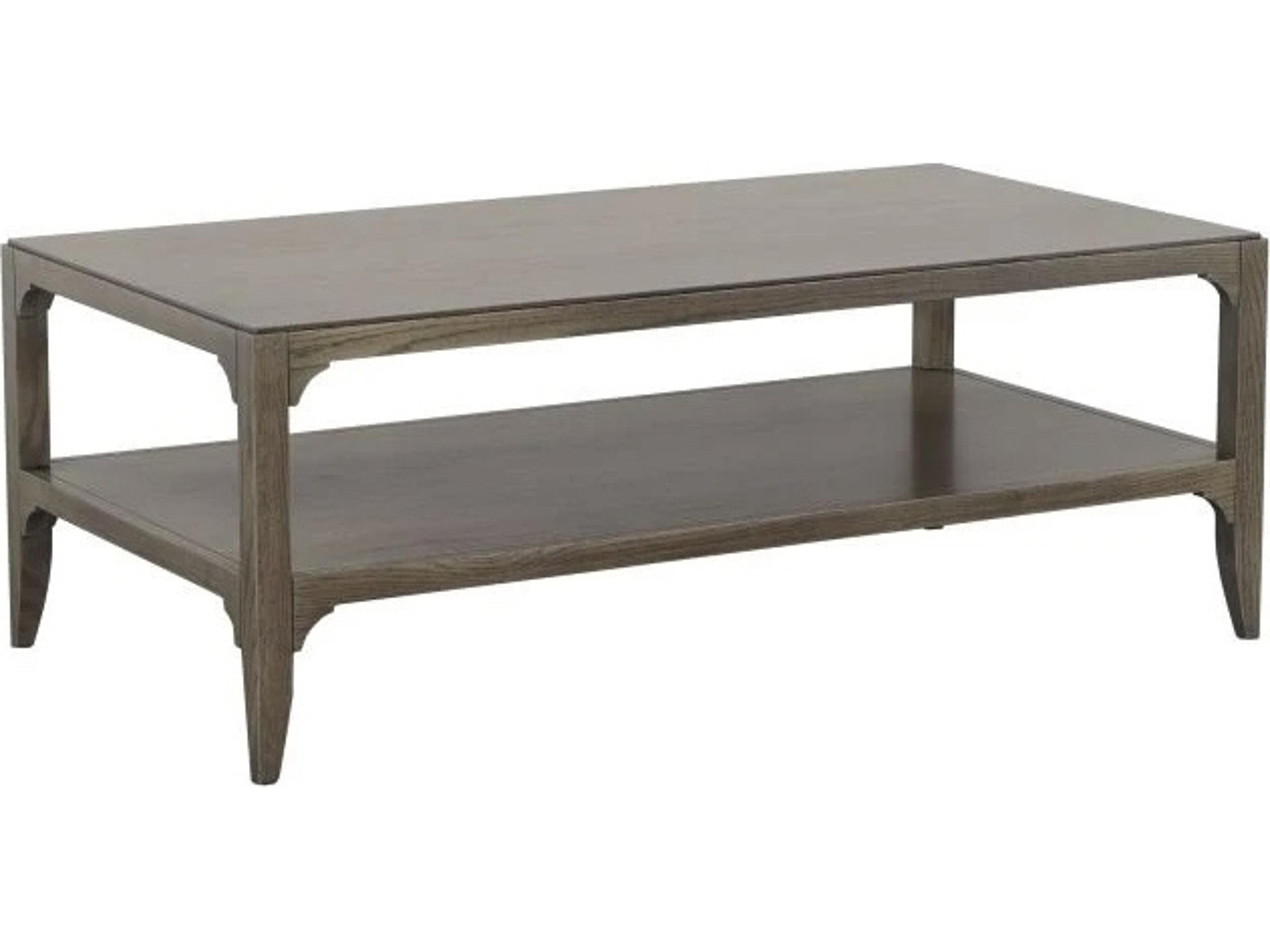 Monogram Rectangular Wood Coffee Table