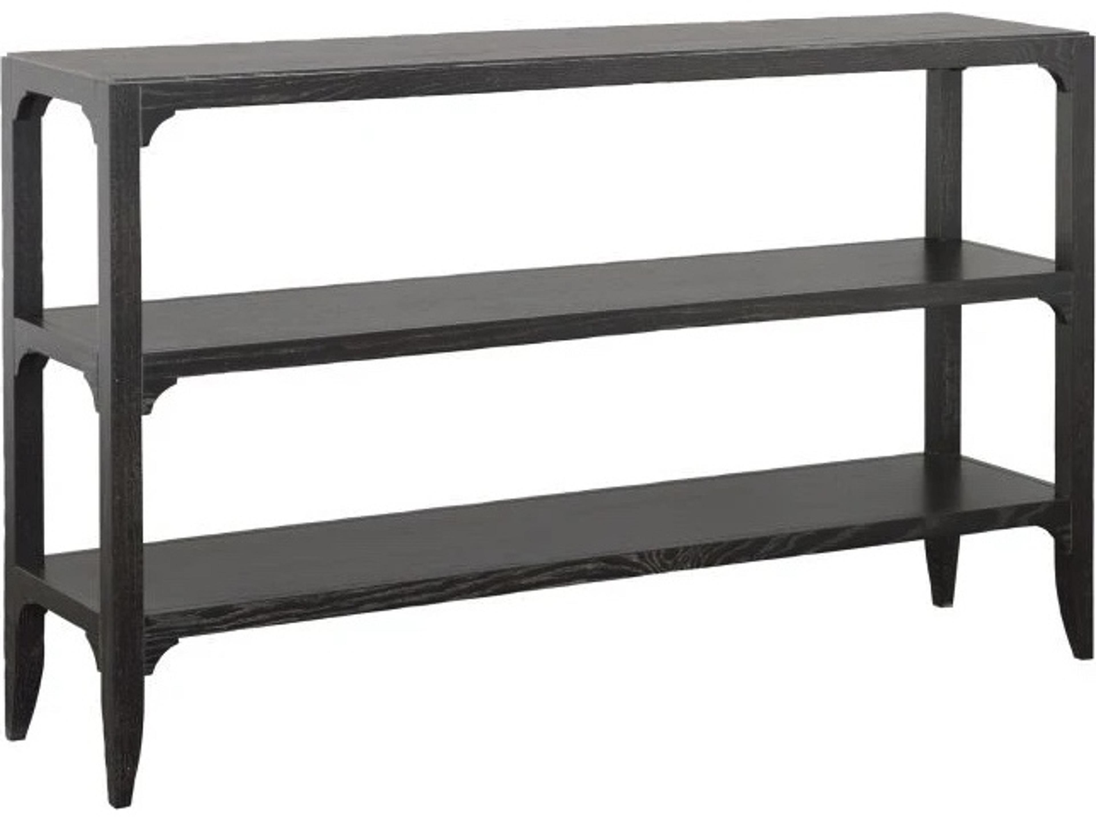 Monogram Rectangular Wood Console Table