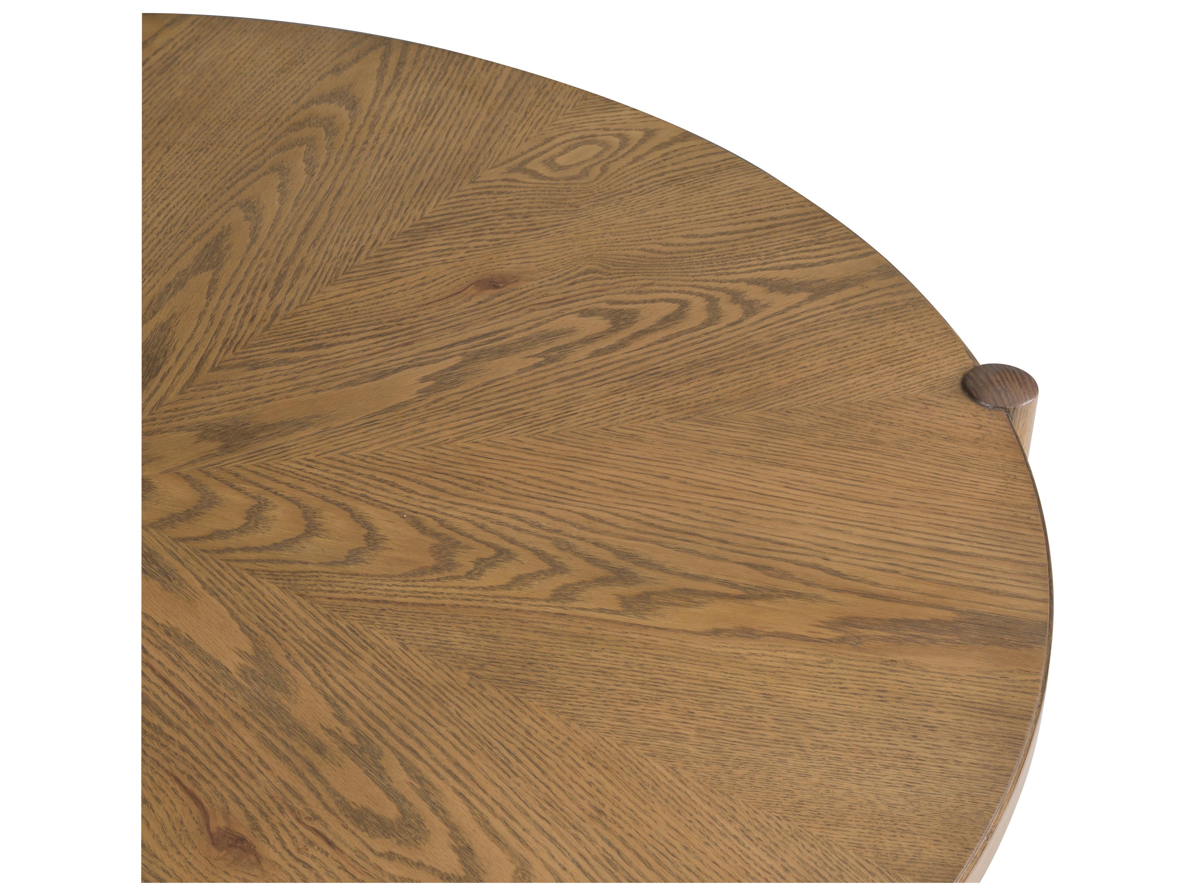 Fairfield Chair Maxwellmonogram Round Wood Coffee Table