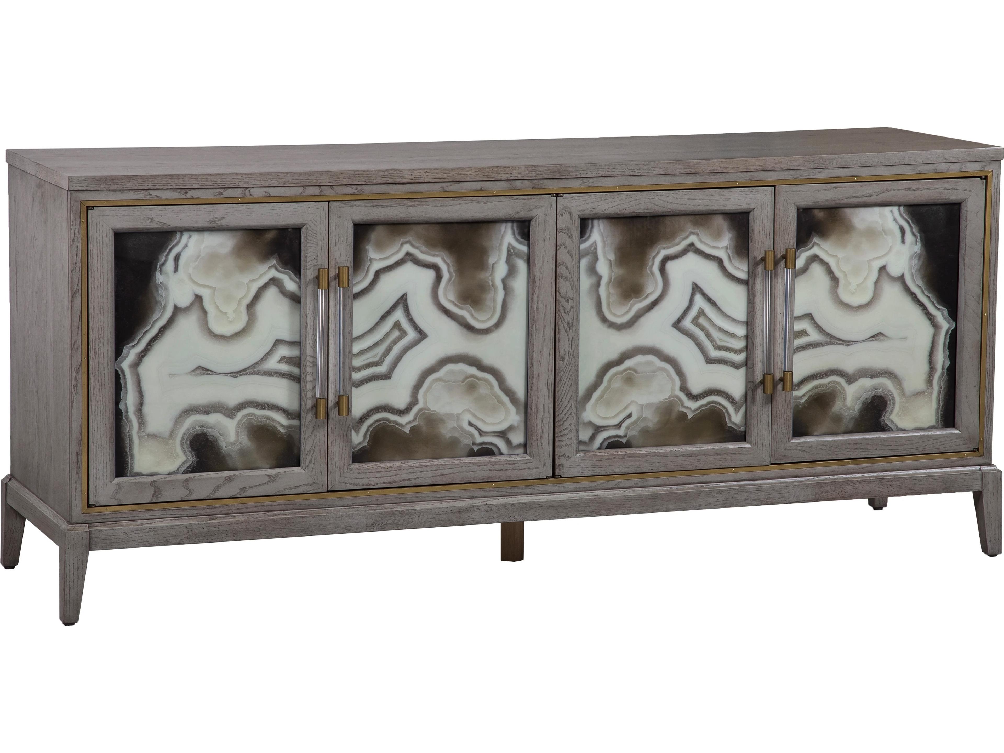 Monogram 75" Oak Wood Sideboard