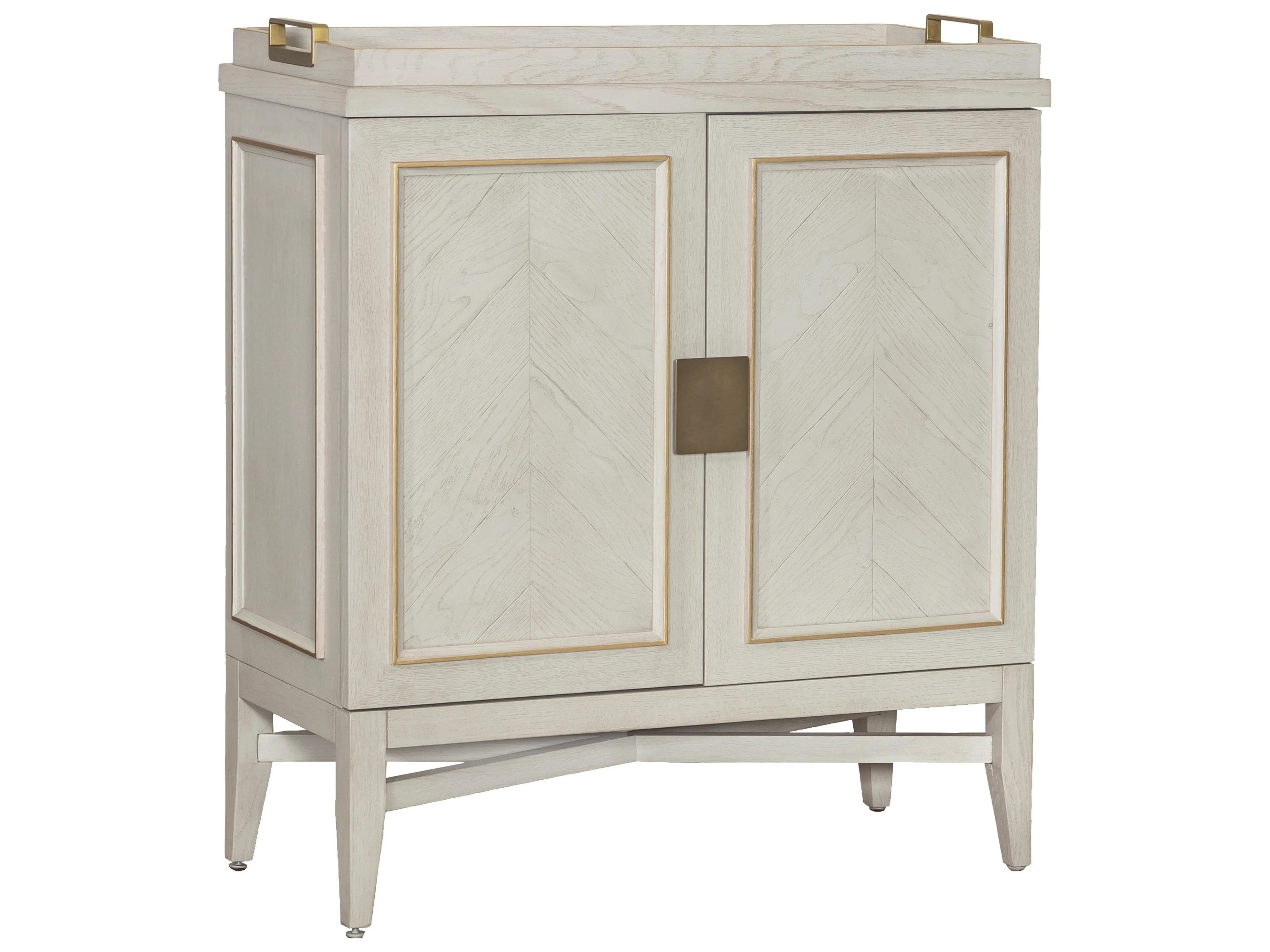 Monogram White Oak Wood Accent Chest