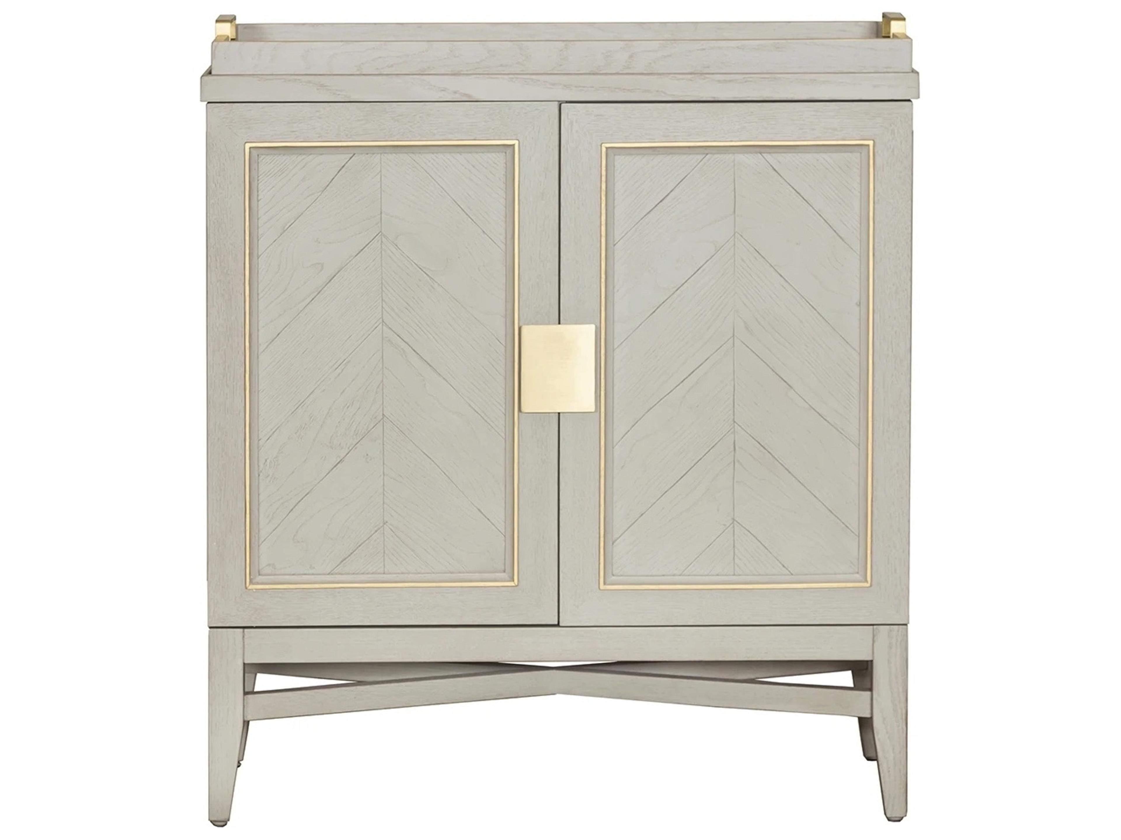 Fairfield Chair Monogram White Oak Wood Accent Chest