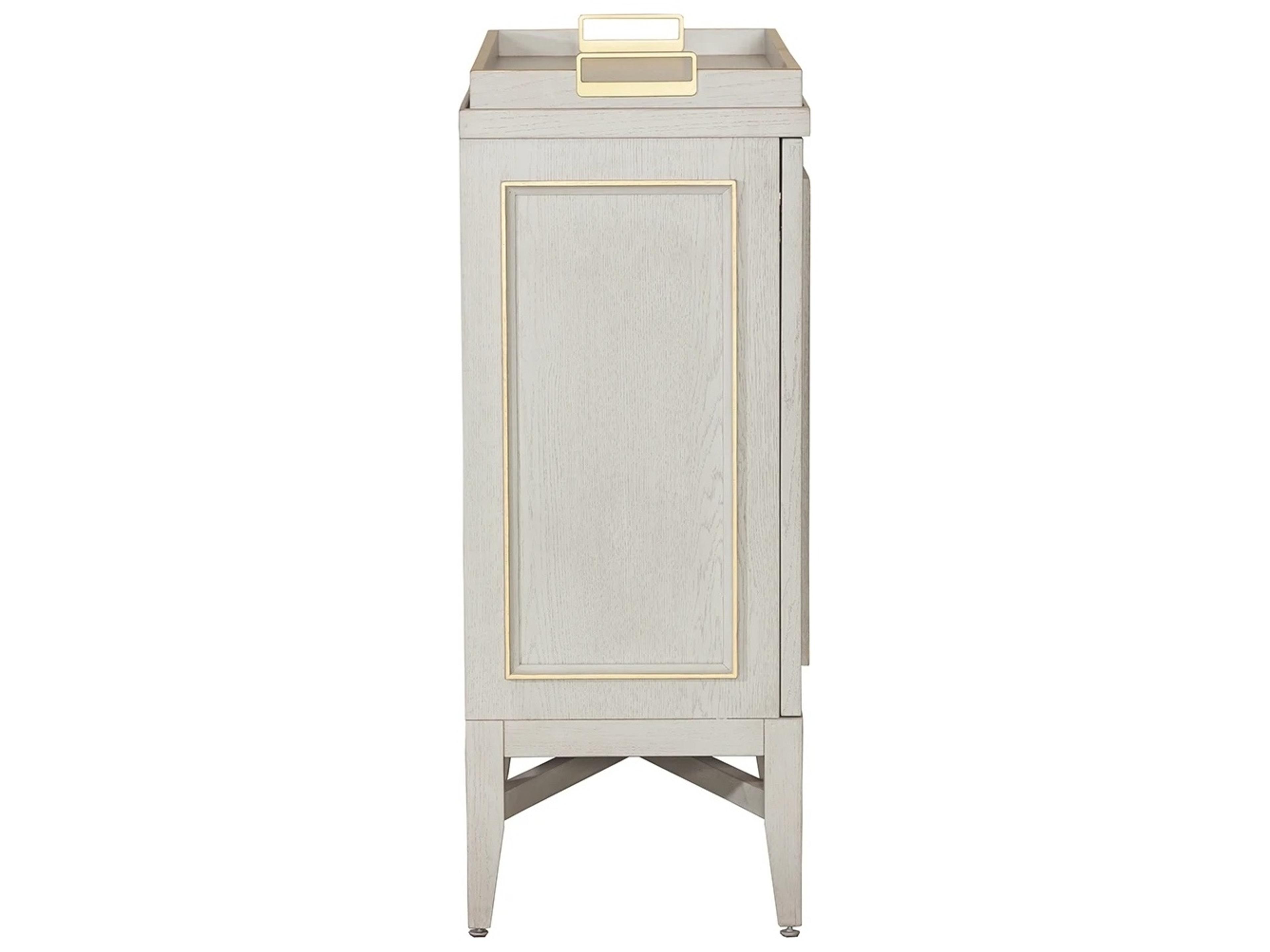 Fairfield Chair Monogram White Oak Wood Accent Chest