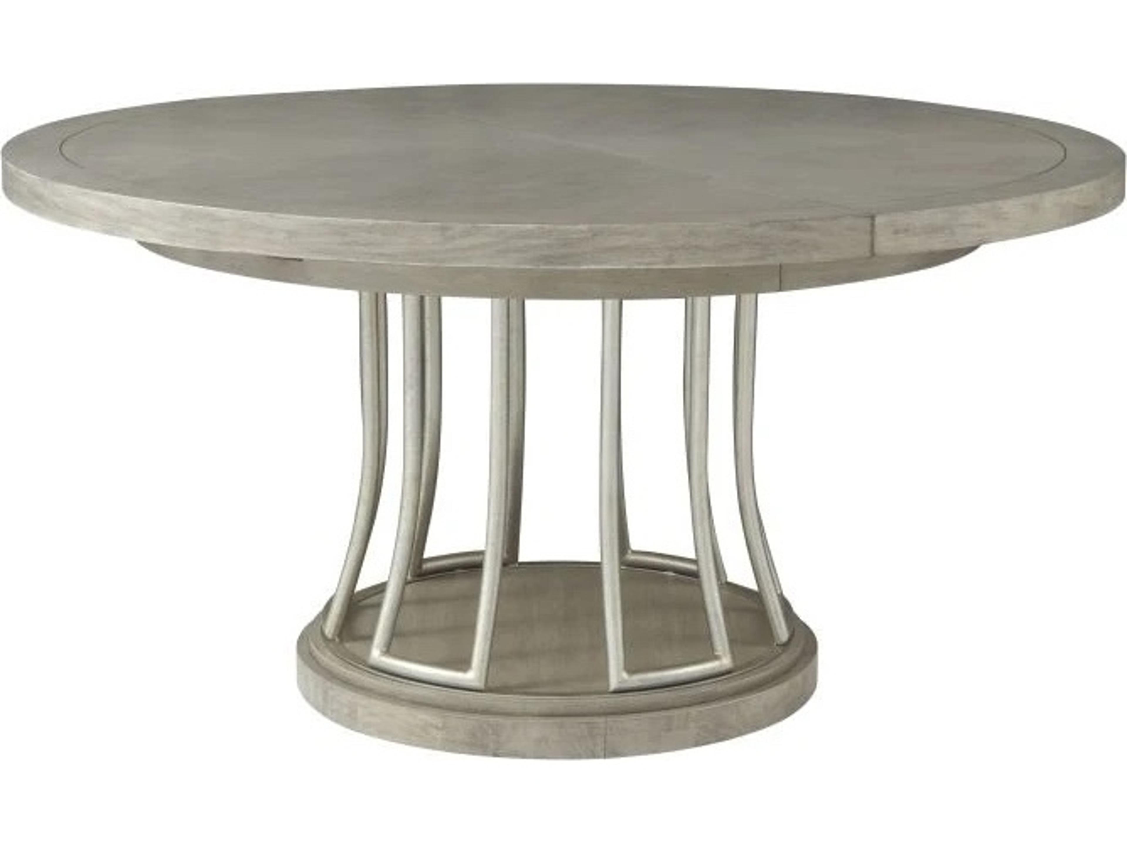 Monogram Round Wood Dining Table