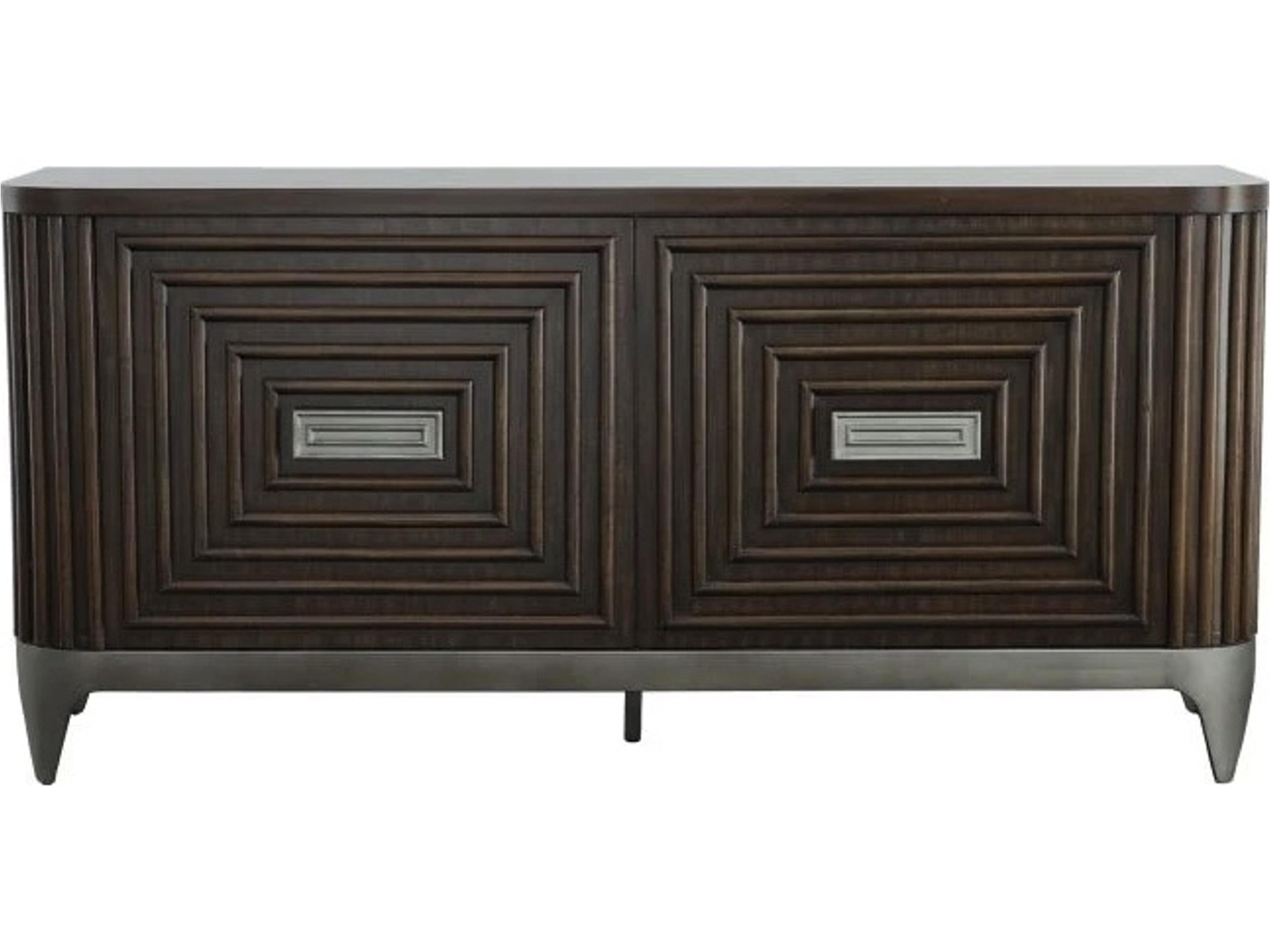 Fairfield Chair Monogram 72" Walnut Wood Sideboard