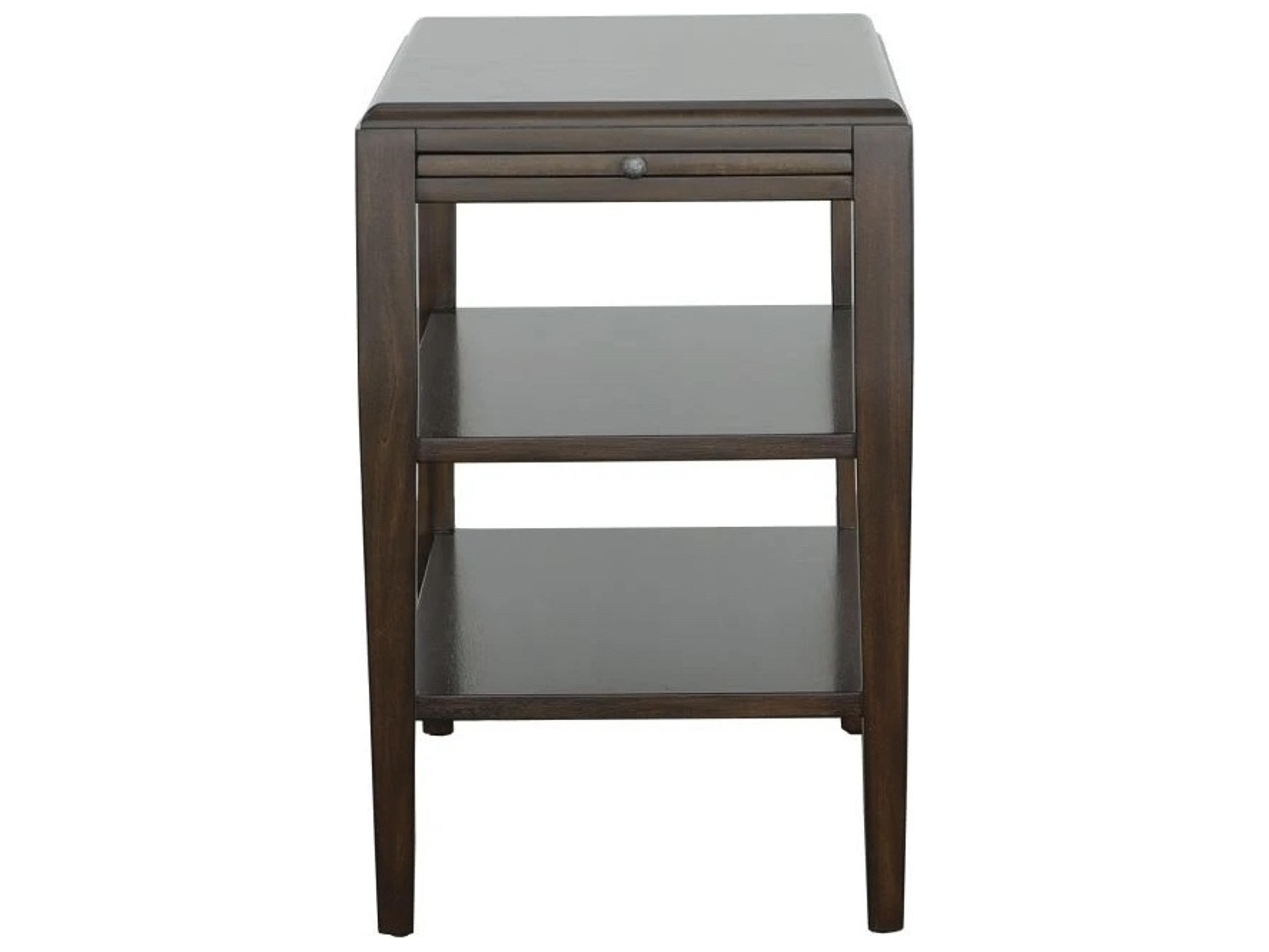 Fairfield Chair Monogram Rectangular Wood End Table