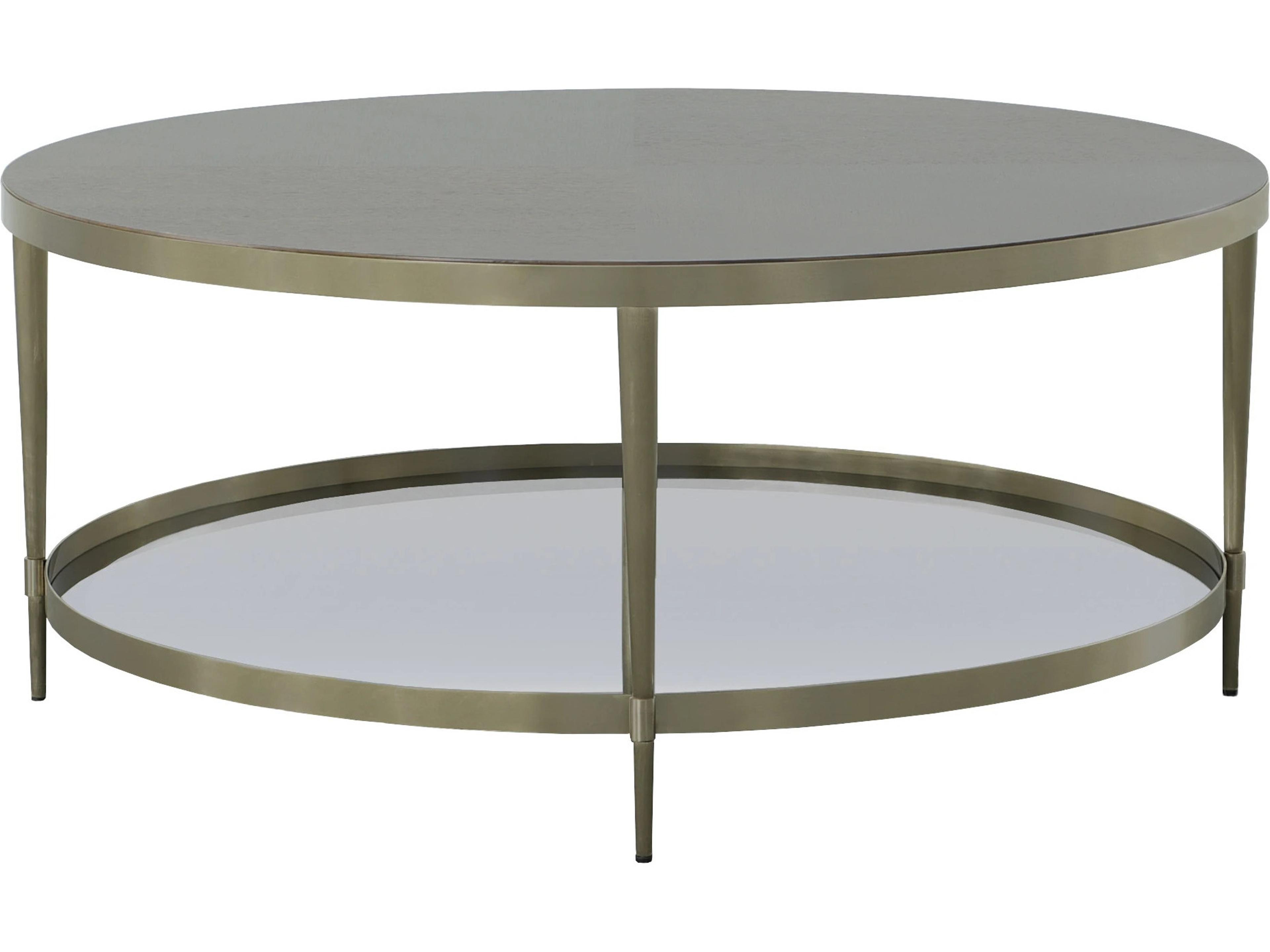 Fairfield Chair Monogram Round Wood Coffee Table