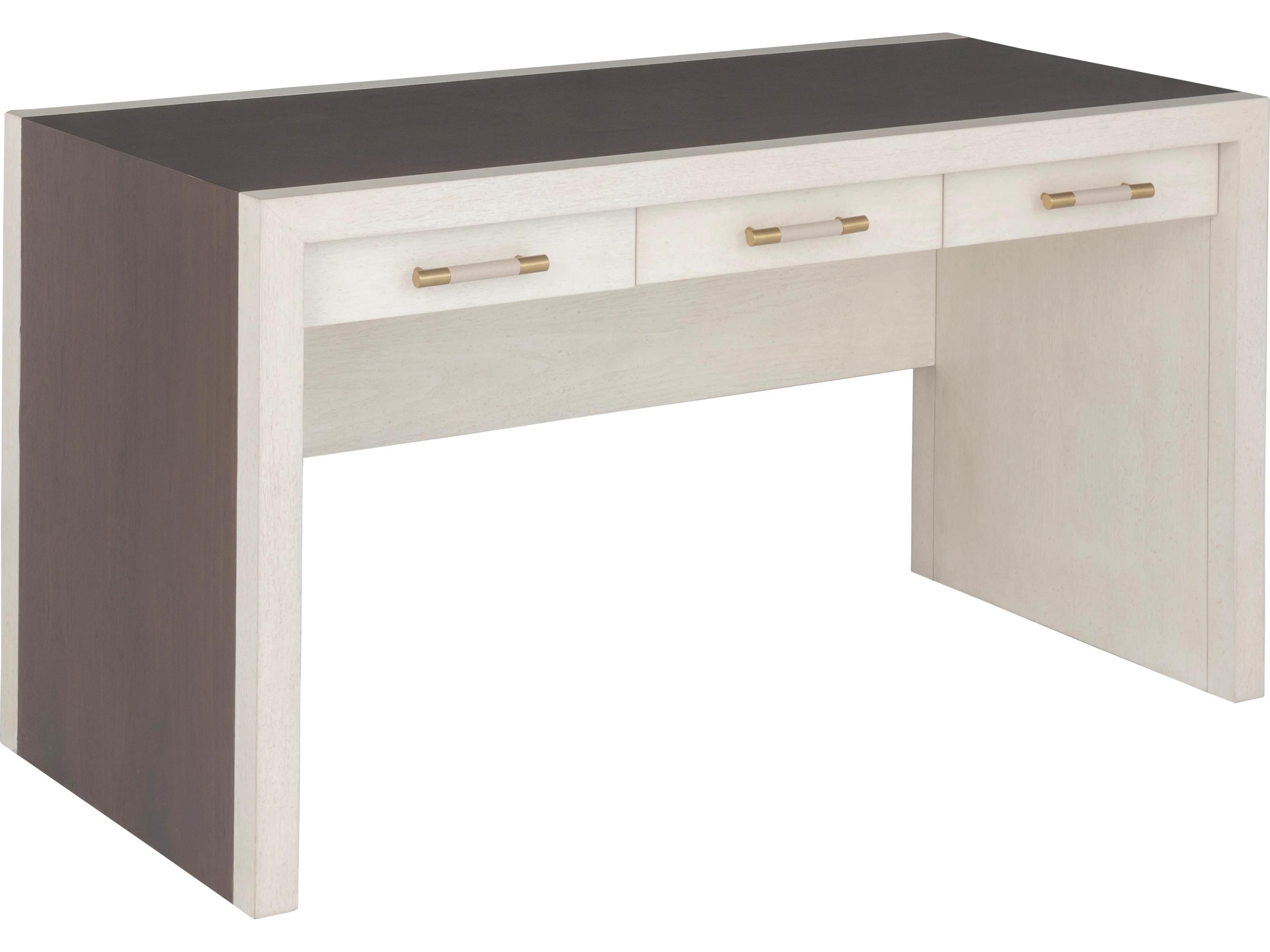 Monogram Brown Ash Wood Writing Desk