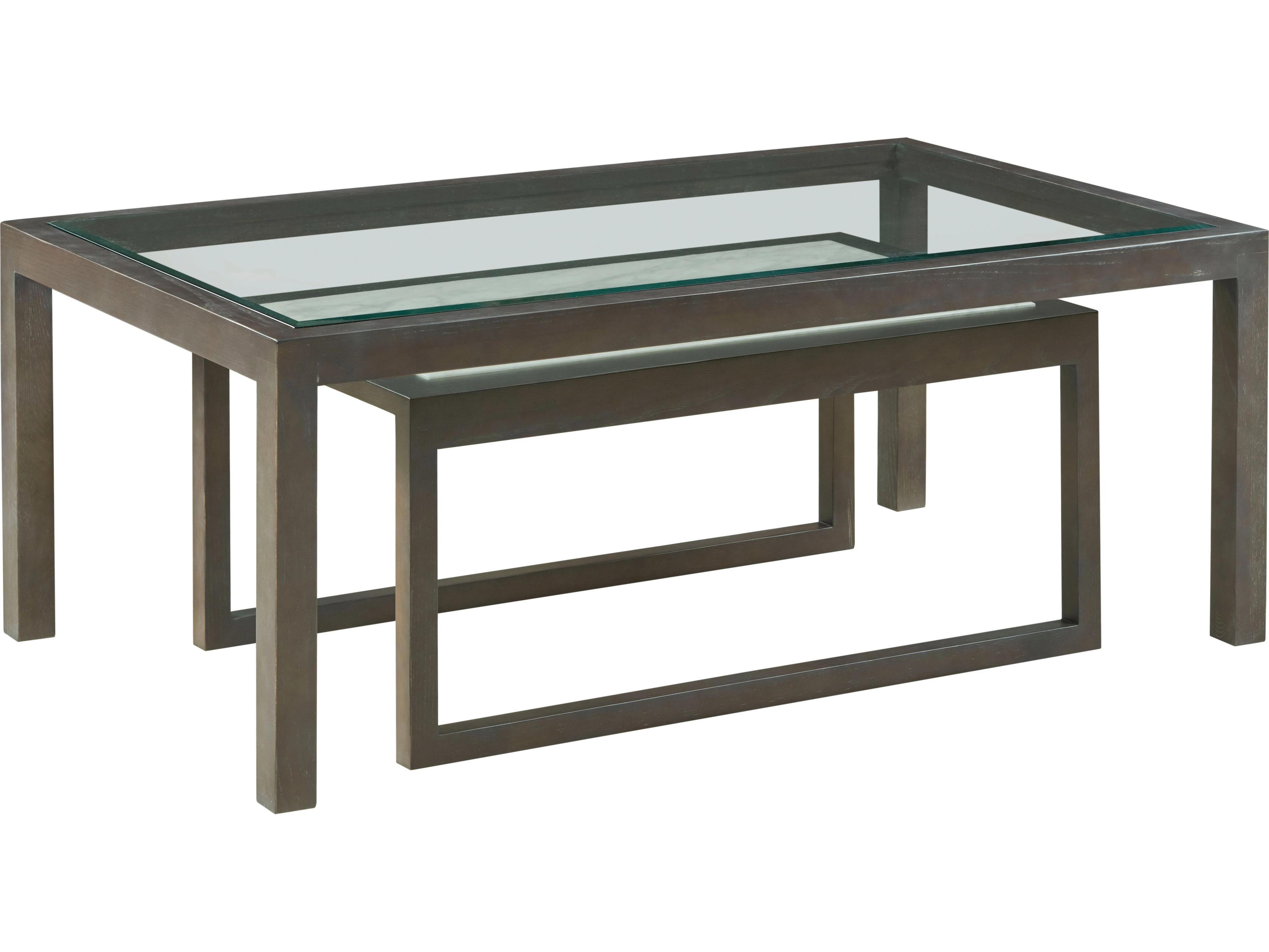 Fairfield Chair Monogram Rectangular Faux Marble Coffee Table