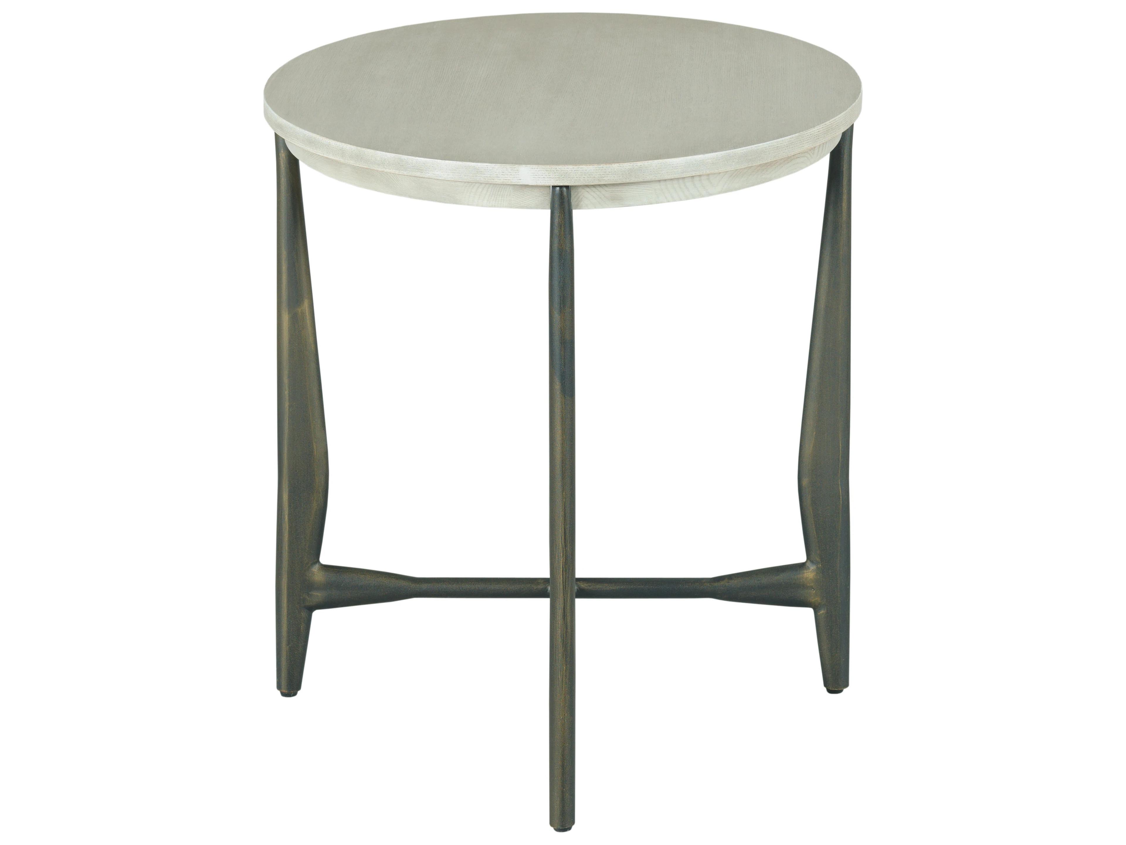 Fairfield Chair Monogram Oval Wood End Table