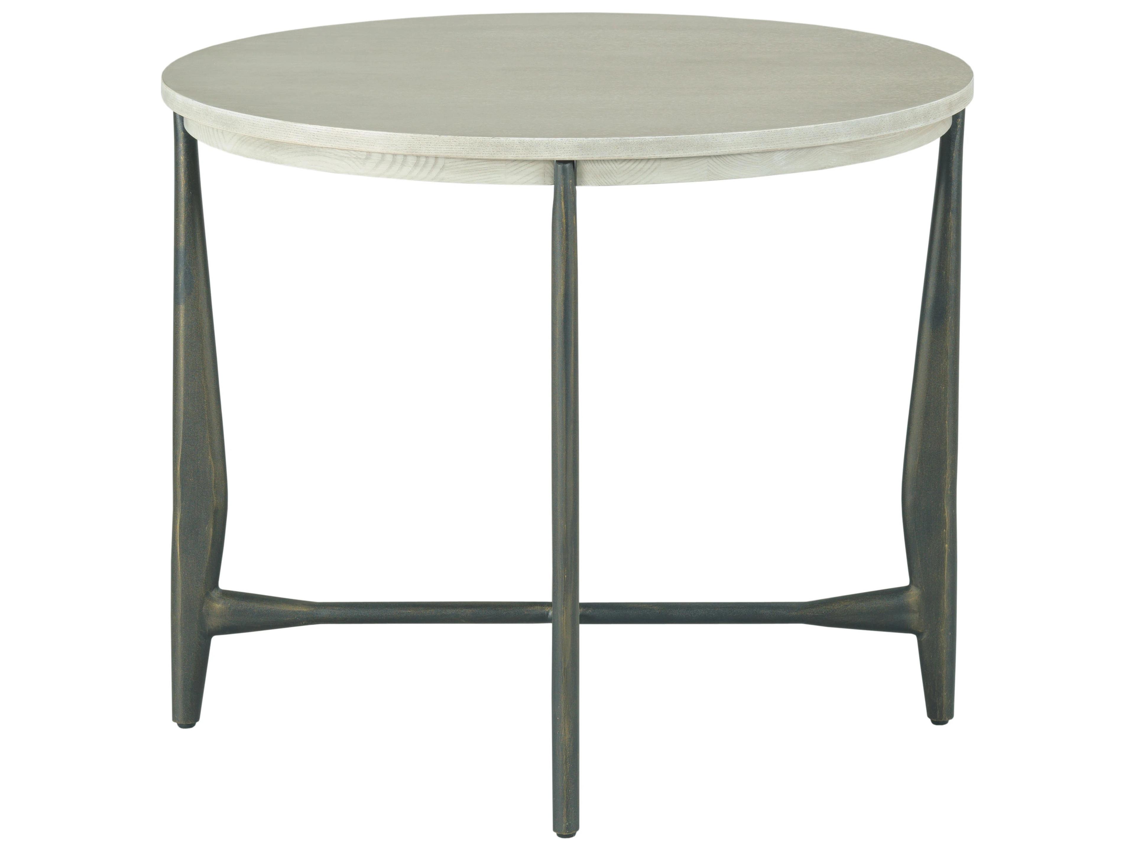 Fairfield Chair Monogram Oval Wood End Table