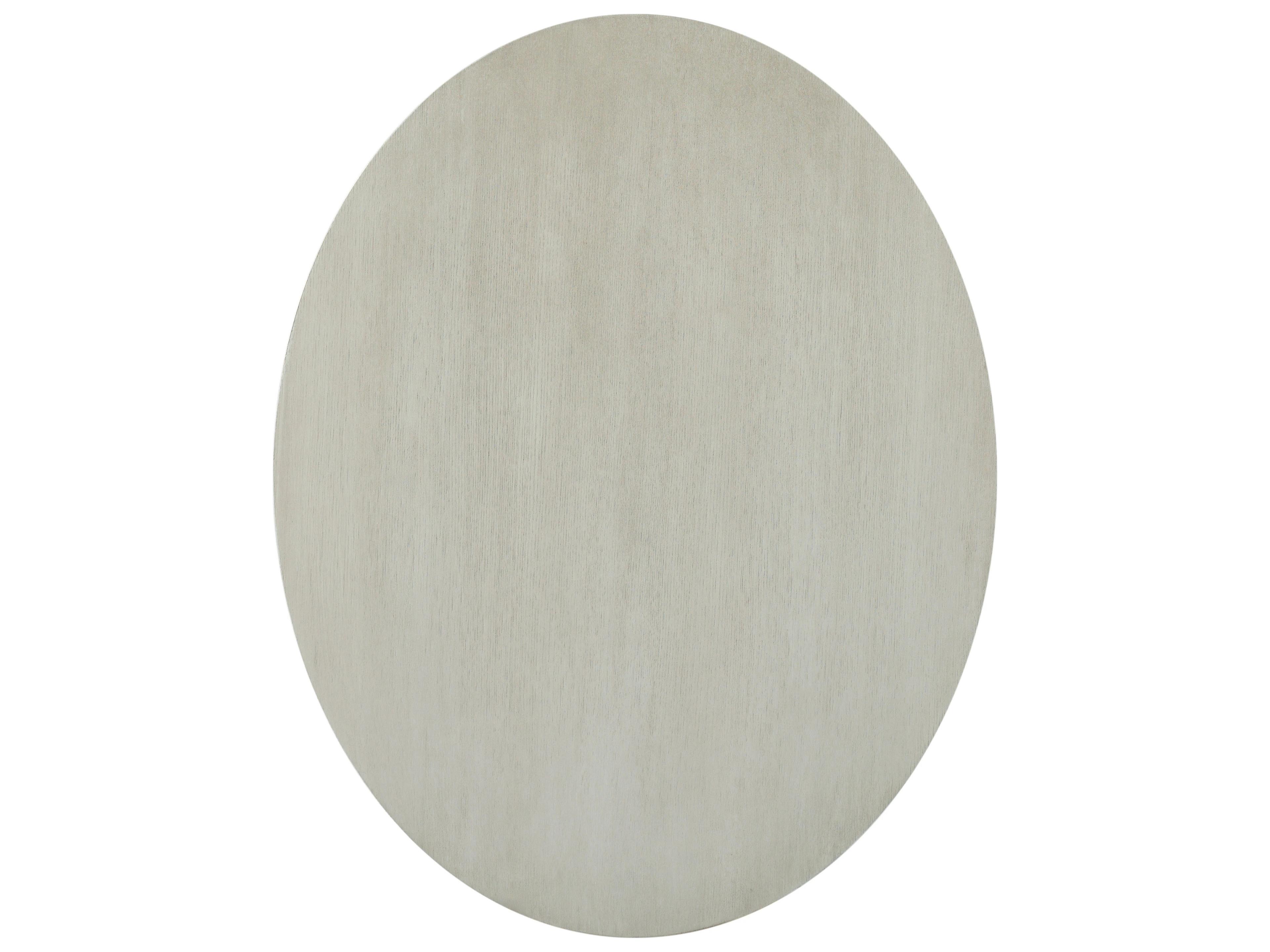 Fairfield Chair Monogram Oval Wood End Table