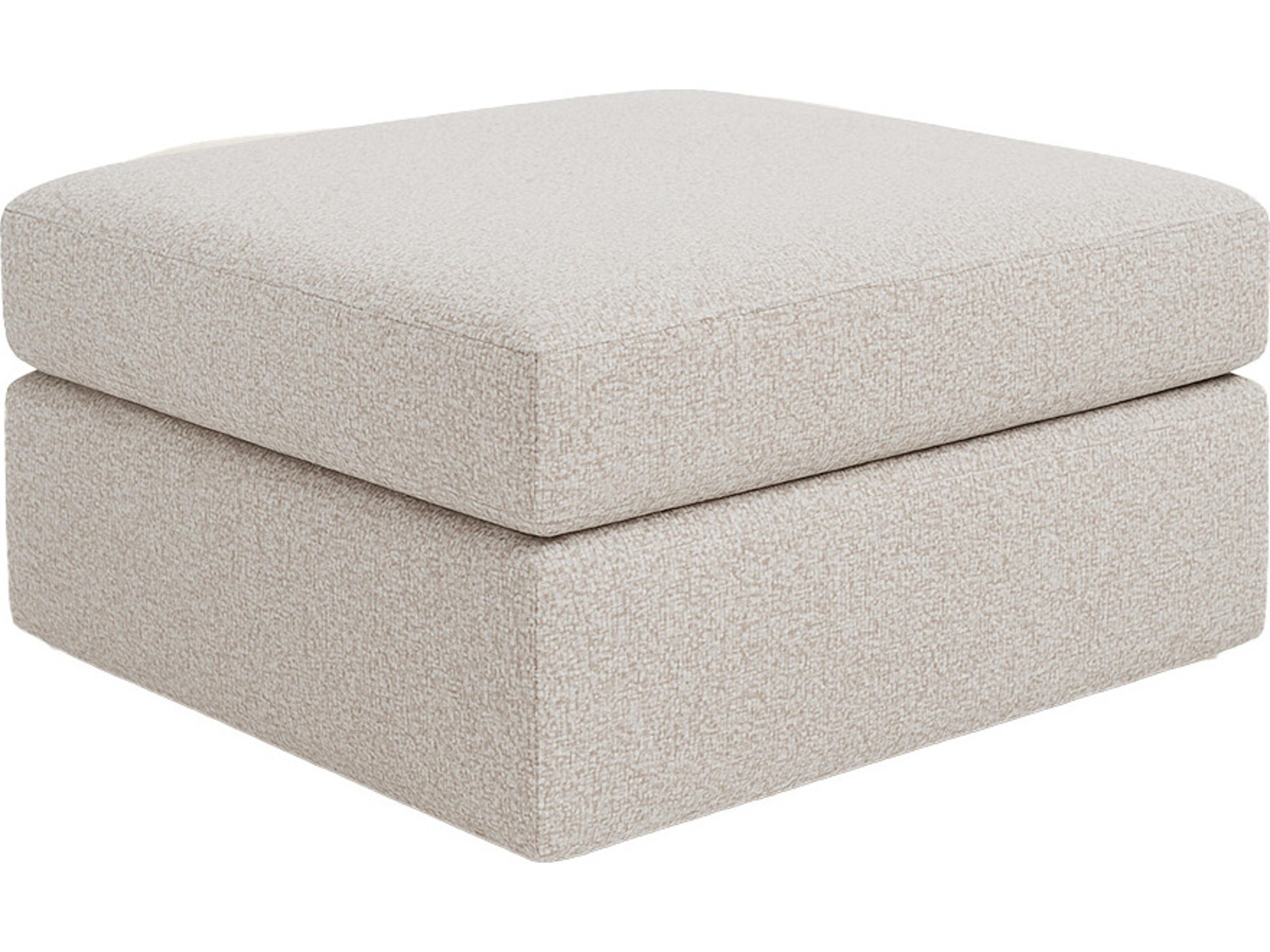 Banksfeatured Combinations Beige Upholstered Ottoman