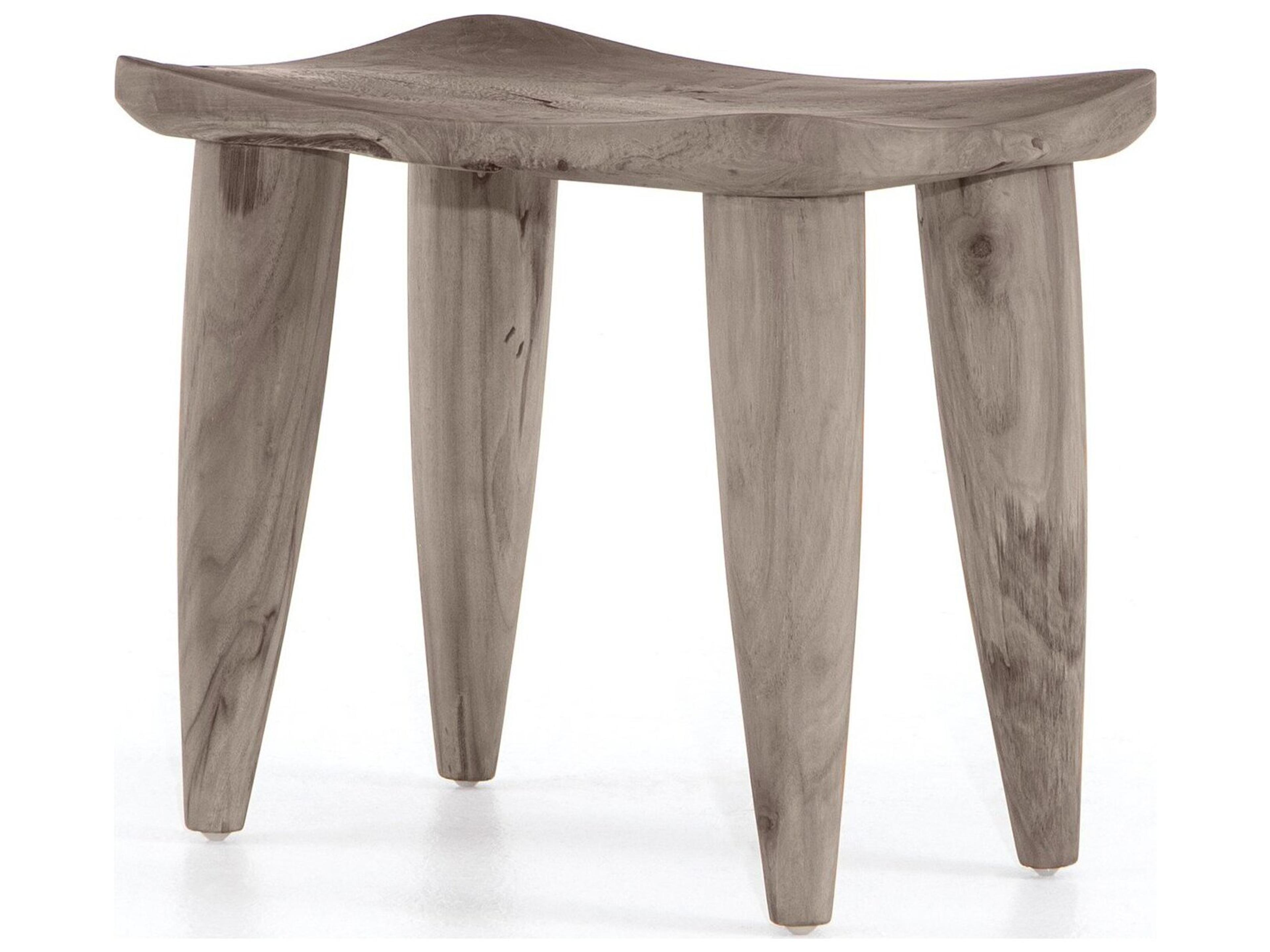 Globetrotter Outdoor Weathered Grey Stool